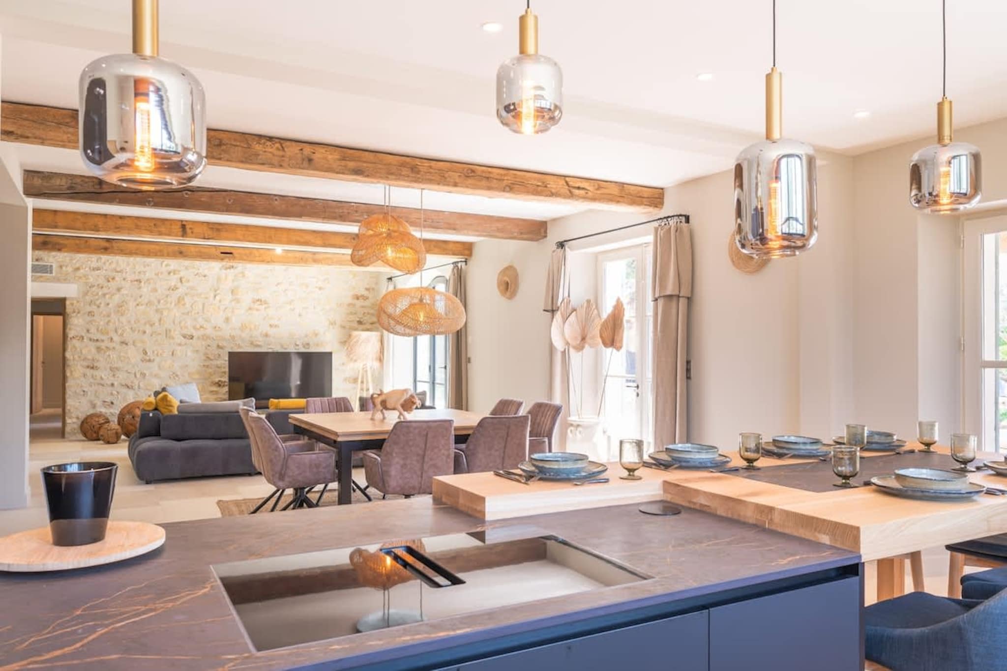 Villa Lou Pantaï  Élégance et Confort au Cœur de Saint-Rémy-de-Provence-Küche