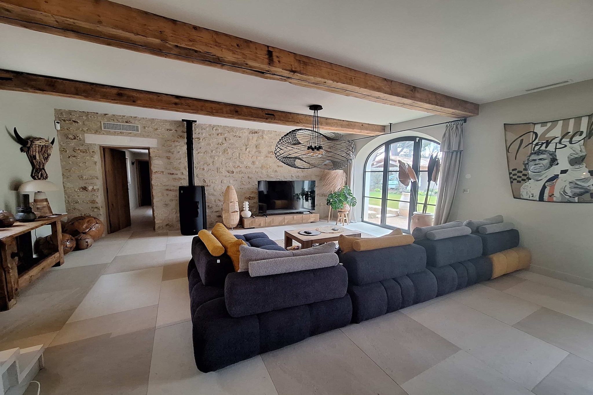 Villa Lou Pantaï  Élégance et Confort au Cœur de Saint-Rémy-de-Provence-Wohnzimmer