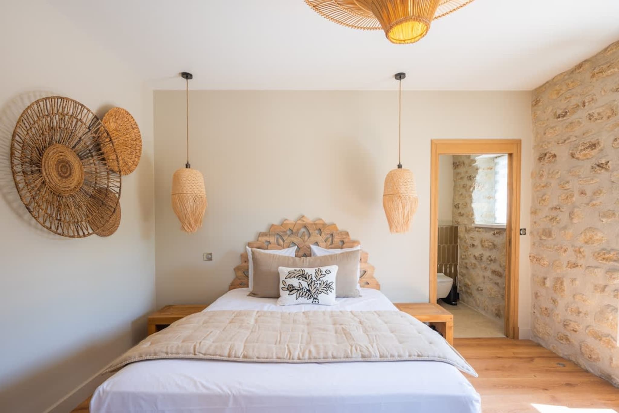 Villa Lou Pantaï  Élégance et Confort au Cœur de Saint-Rémy-de-Provence-Schlafzimmer