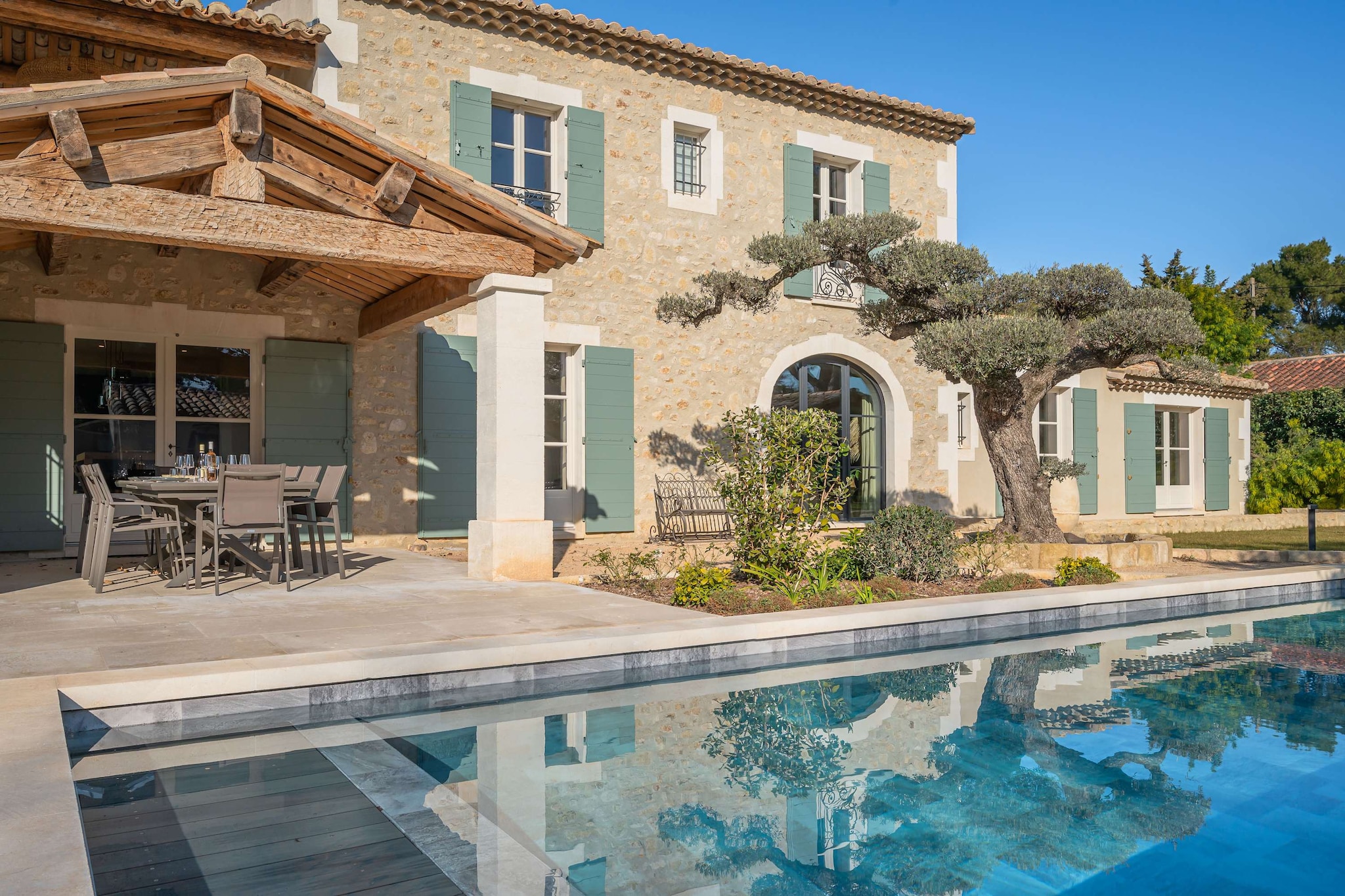Villa Lou Pantaï  Élégance et Confort au Cœur de Saint-Rémy-de-Provence-Schwimmbad