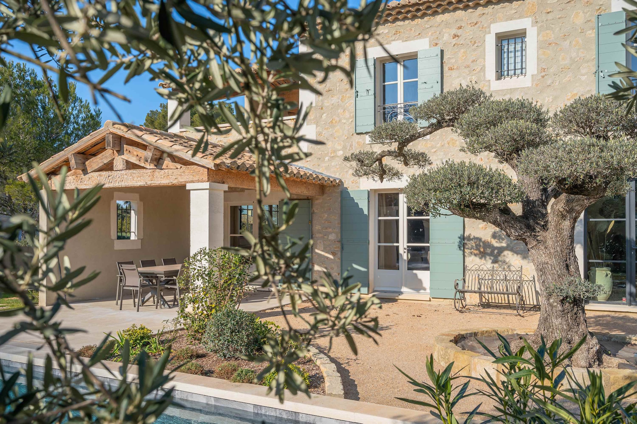 Villa Lou Pantaï  Élégance et Confort au Cœur de Saint-Rémy-de-Provence-Außenbereich Sommer