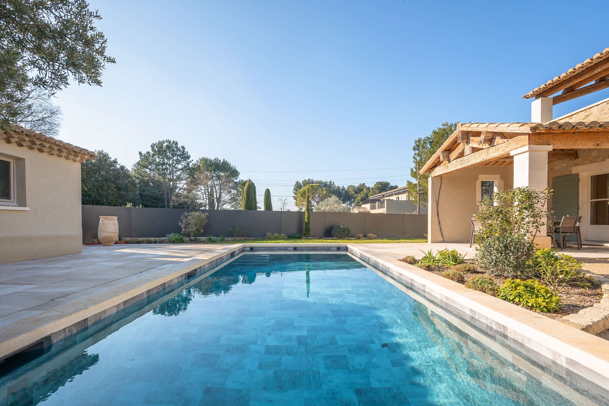 Villa Lou Pantaï  Élégance et Confort au Cœur de Saint-Rémy-de-Provence-Schwimmbad