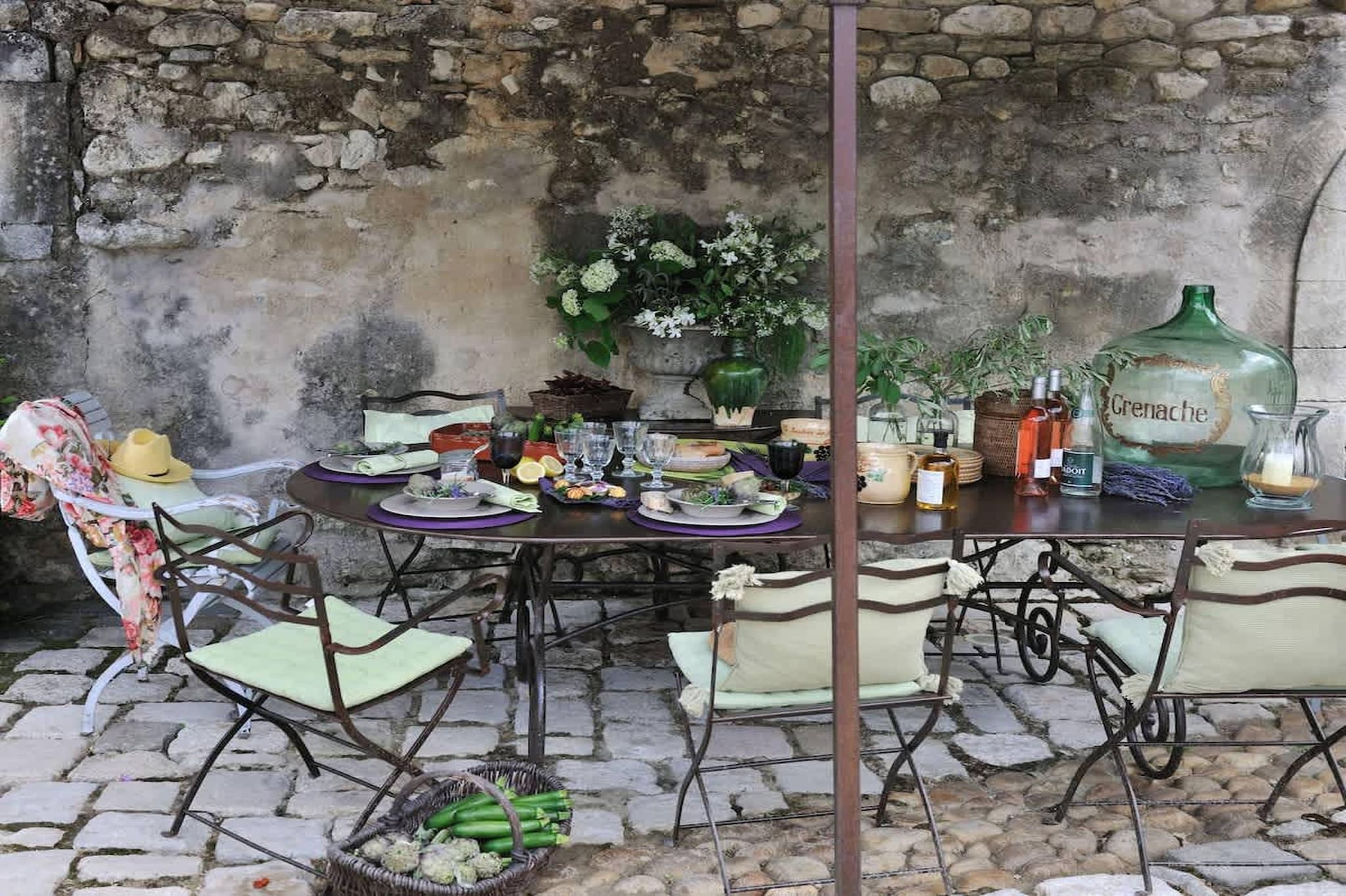 Villa Cépage - Villa De Luxe Au Coeur Du Lubéron-Terrasbalkon