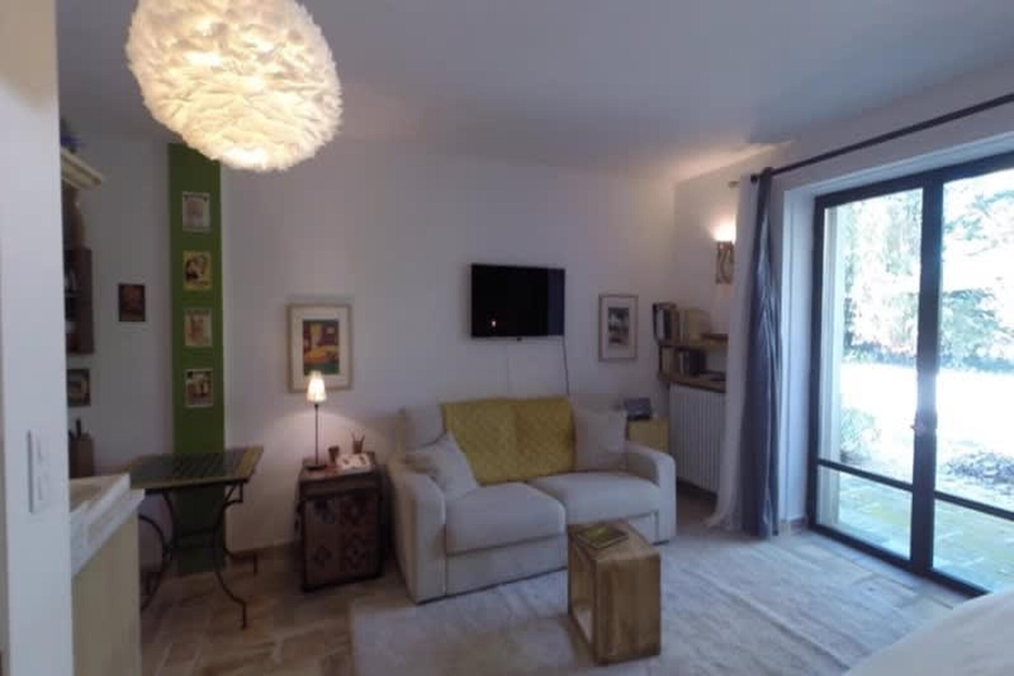 Villa provencale pour les amoureux de la nature en Lubéron-Woonkamer