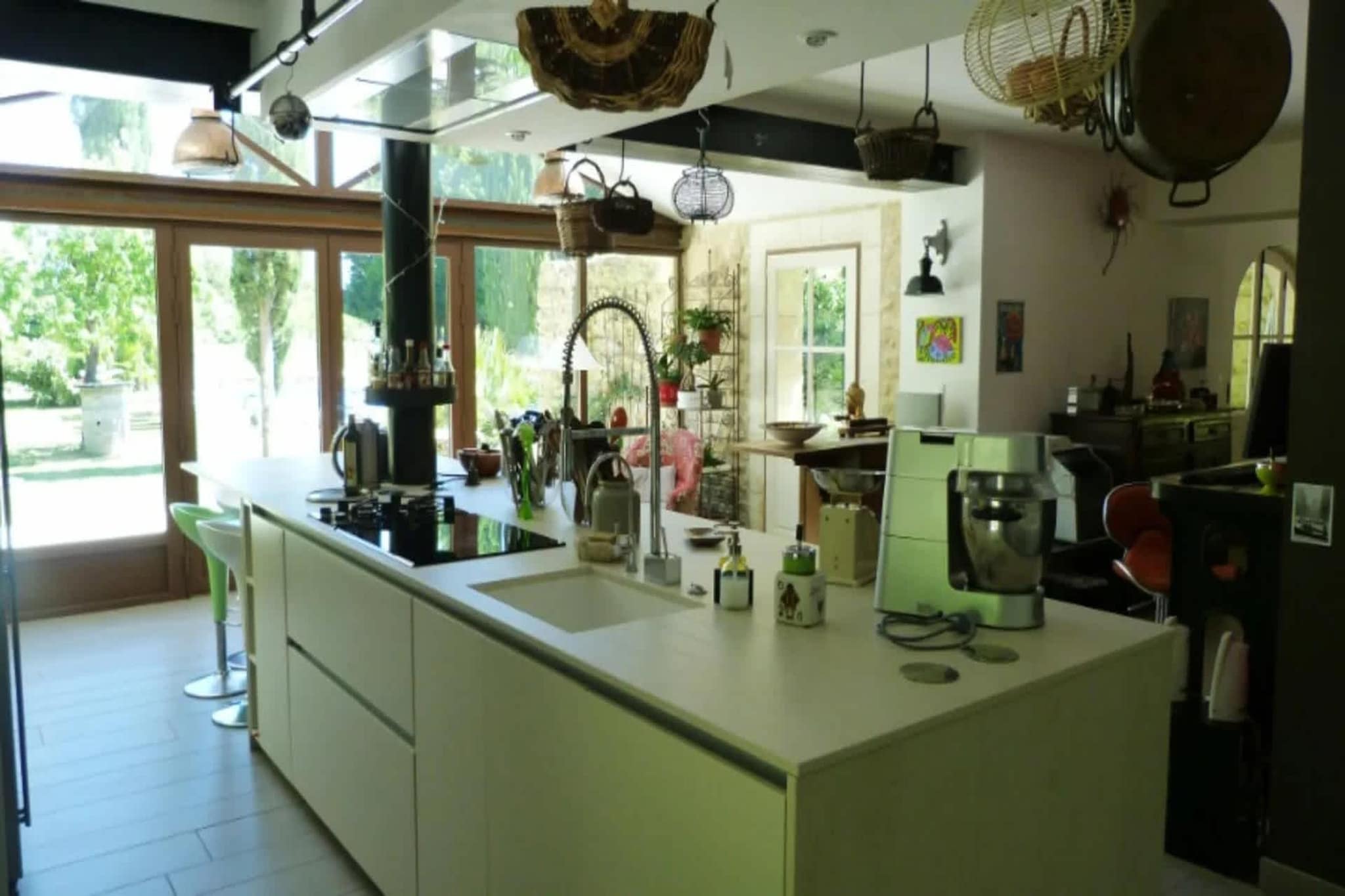 Villa provencale pour les amoureux de la nature en Lubéron-Keuken