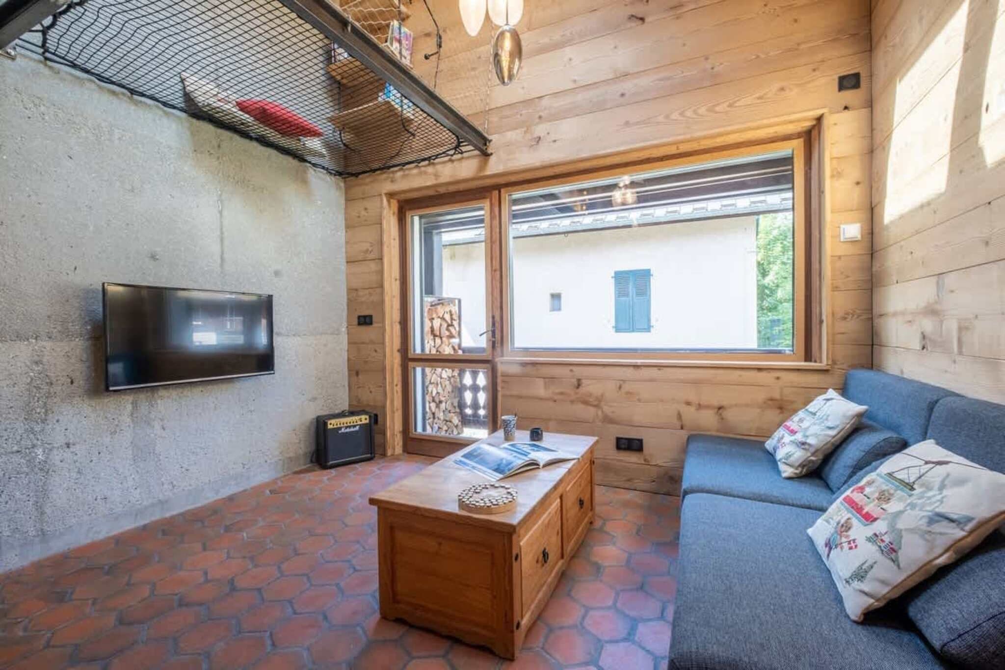 Châlet Racar pour 4 personnes centre ville et vue sur la montagne-Woonkamer