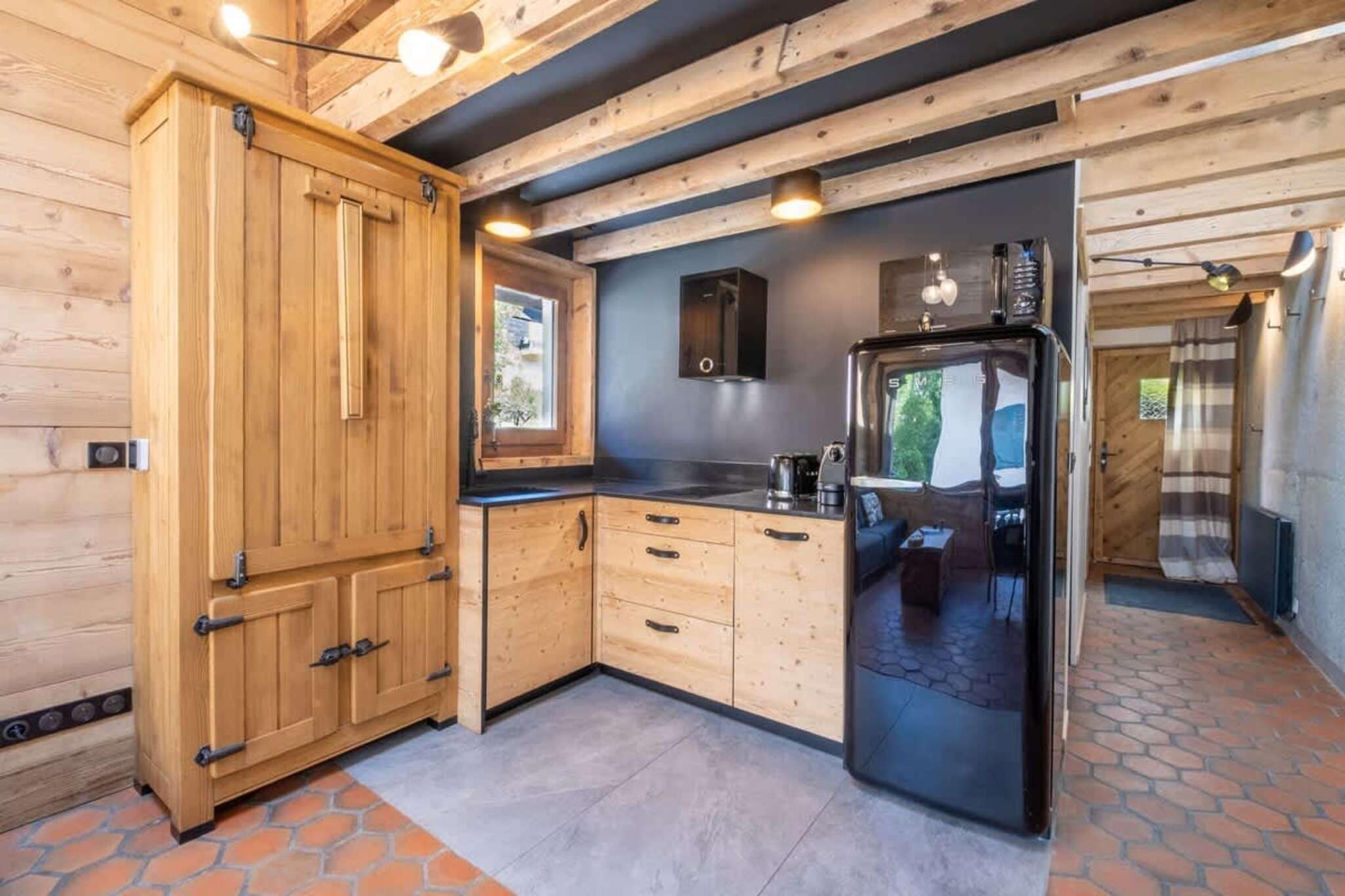 Châlet Racar pour 4 personnes centre ville et vue sur la montagne