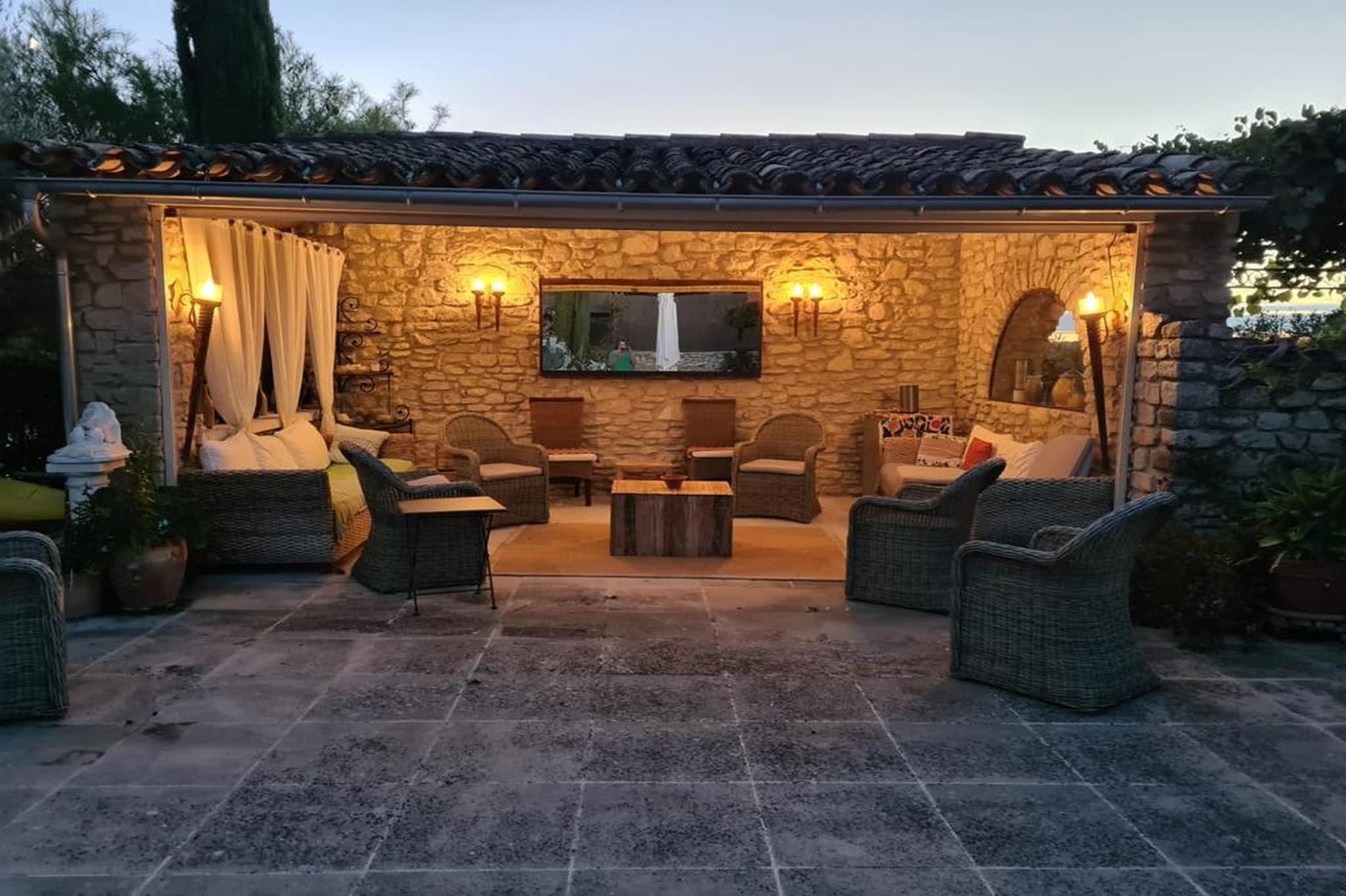 La Maison de Robion-Terrasbalkon