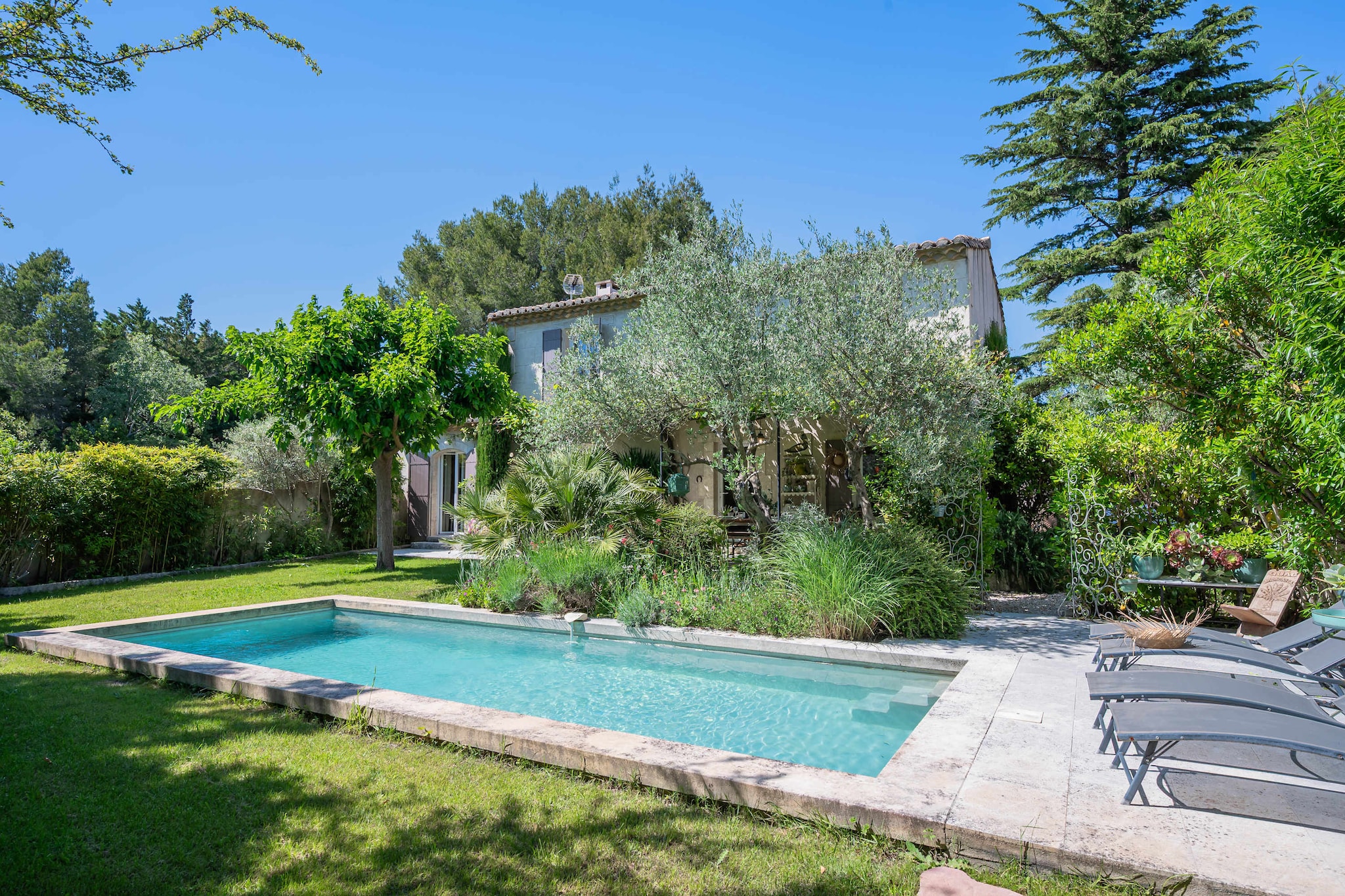 Mas authentique à Paradou Alpilles-Schwimmbad