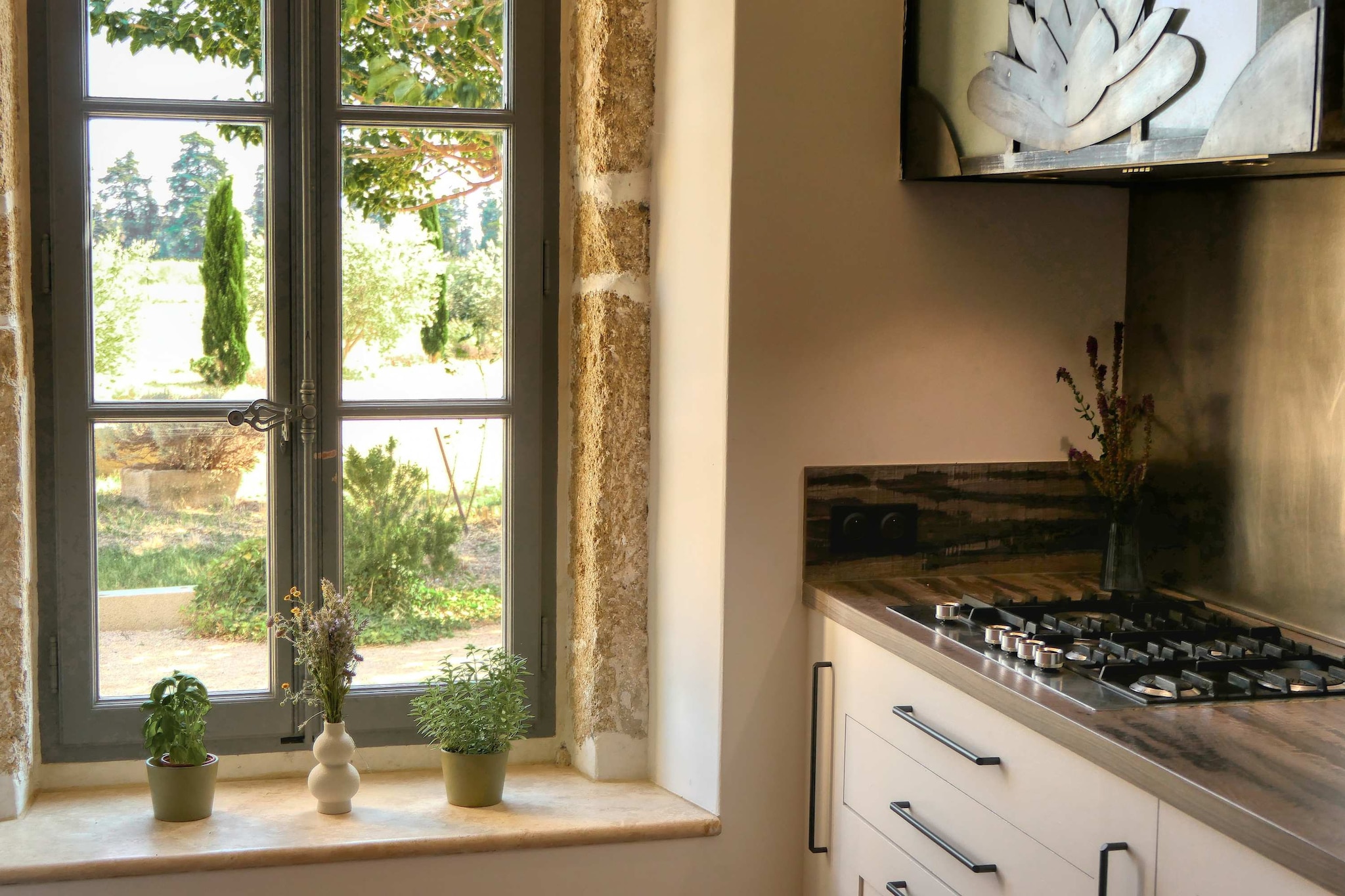 Mas du Mûrier-Keuken