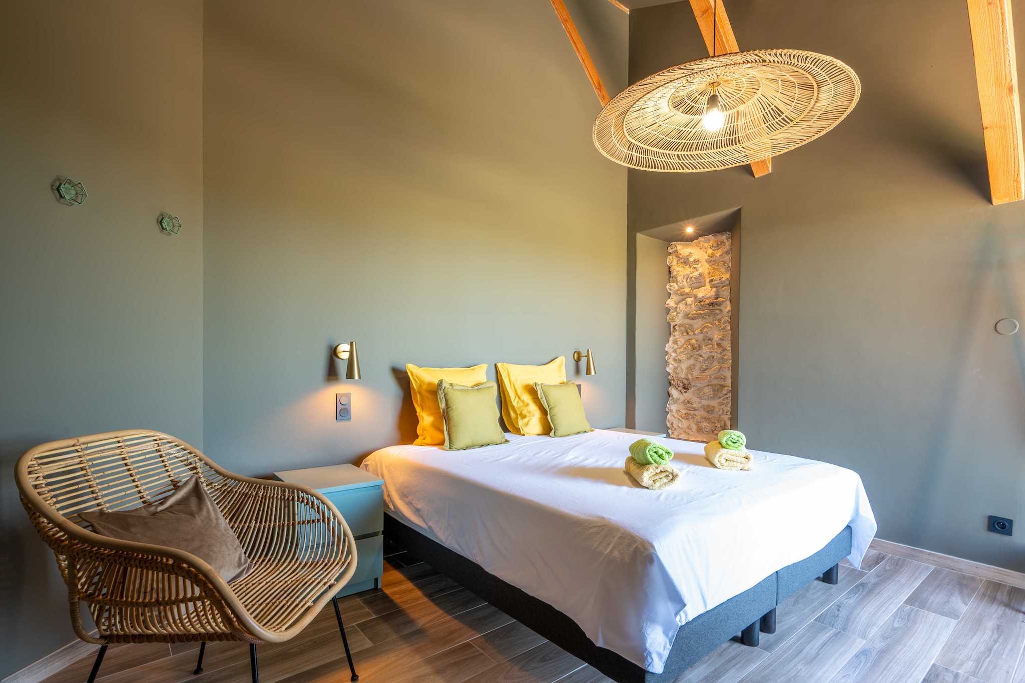 Mas du Mûrier-Slaapkamer