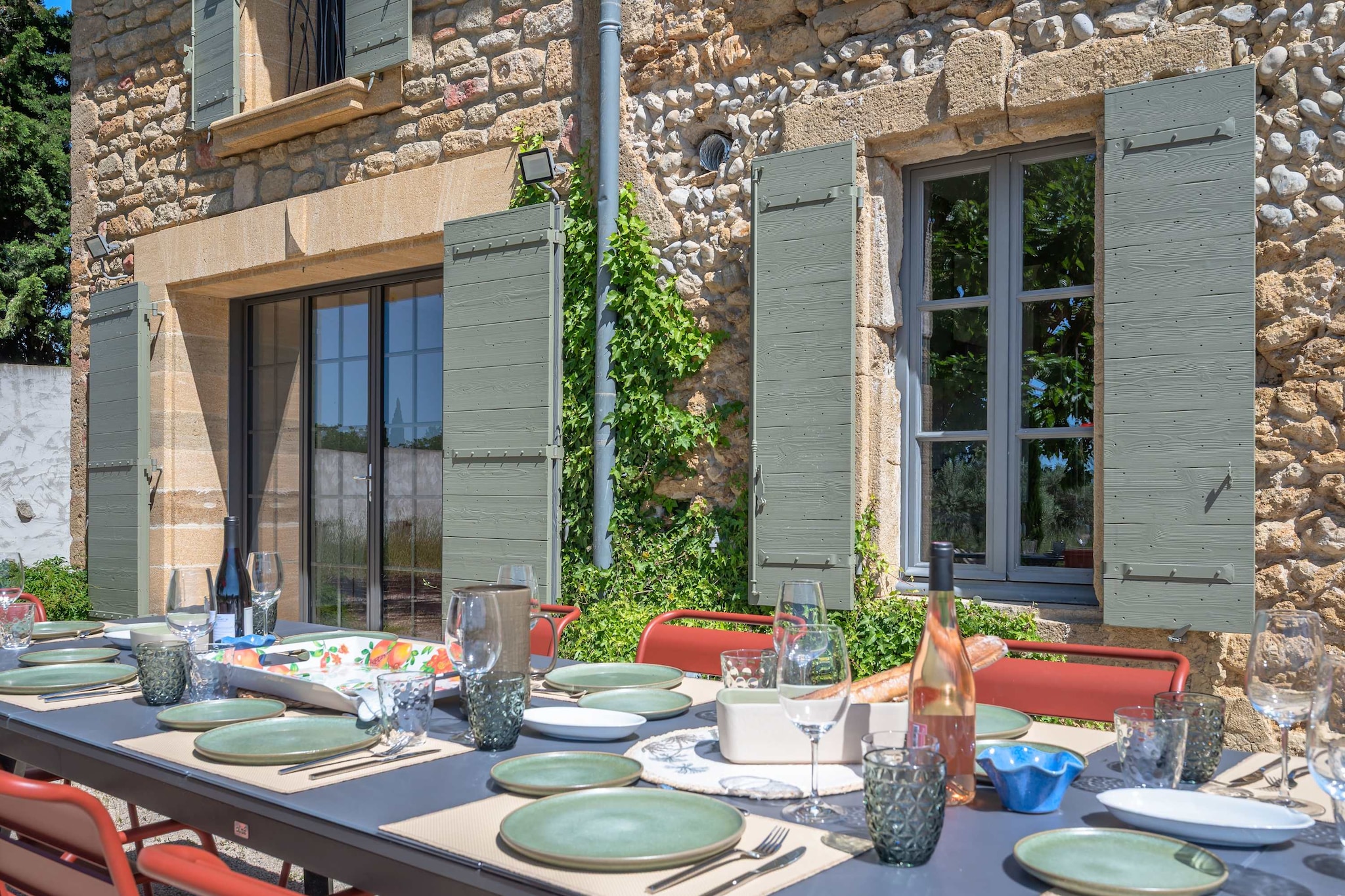 Mas du Mûrier-Terrasbalkon