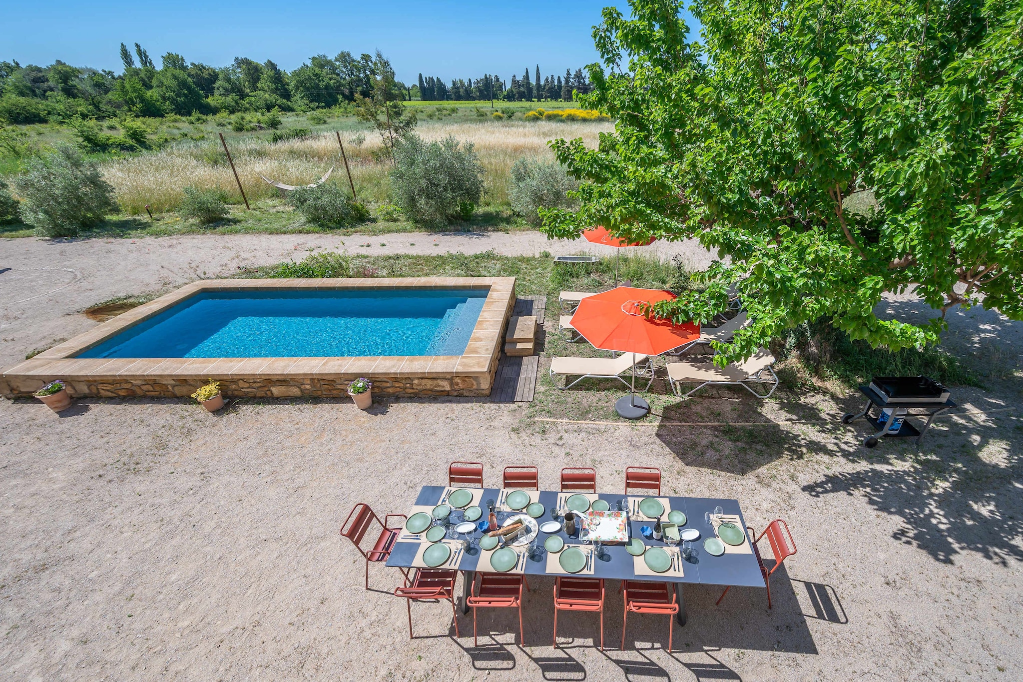 Mas du Mûrier-Zwembad