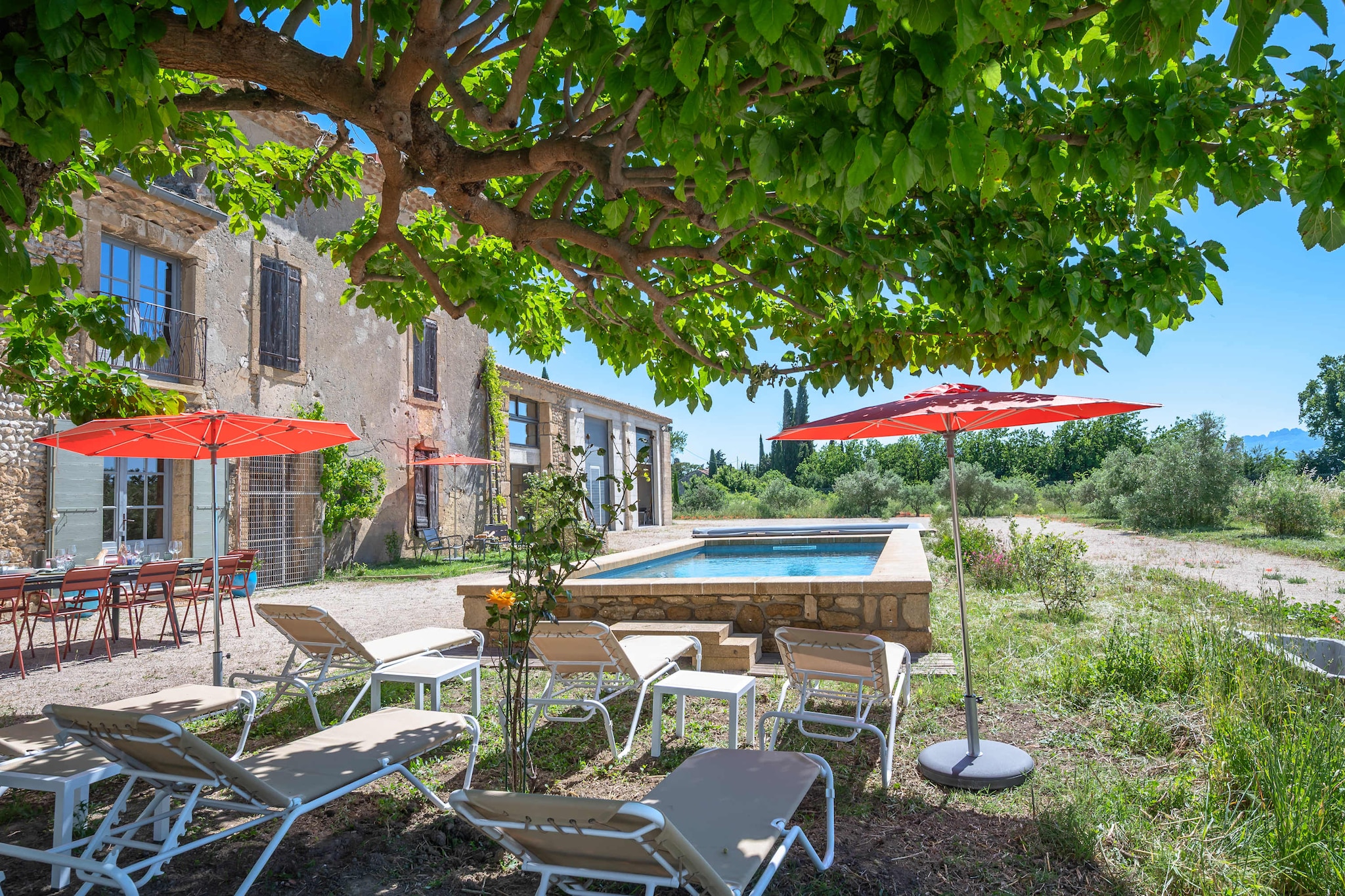 Mas du Mûrier-Zwembad
