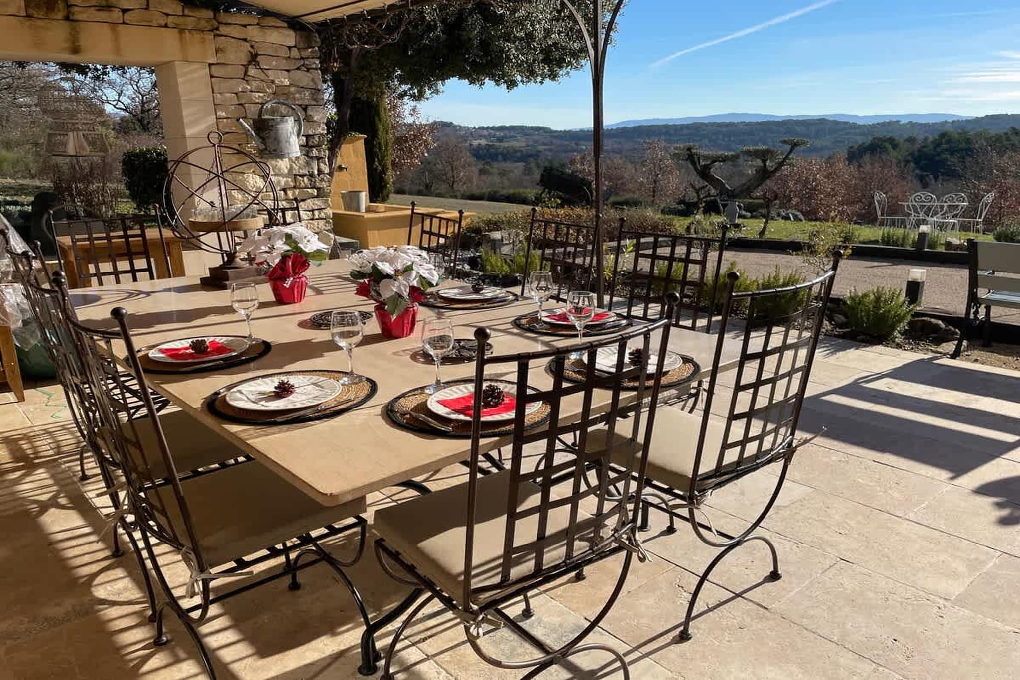 Villa provencale à Murs coeur du Luberon-Terrasbalkon