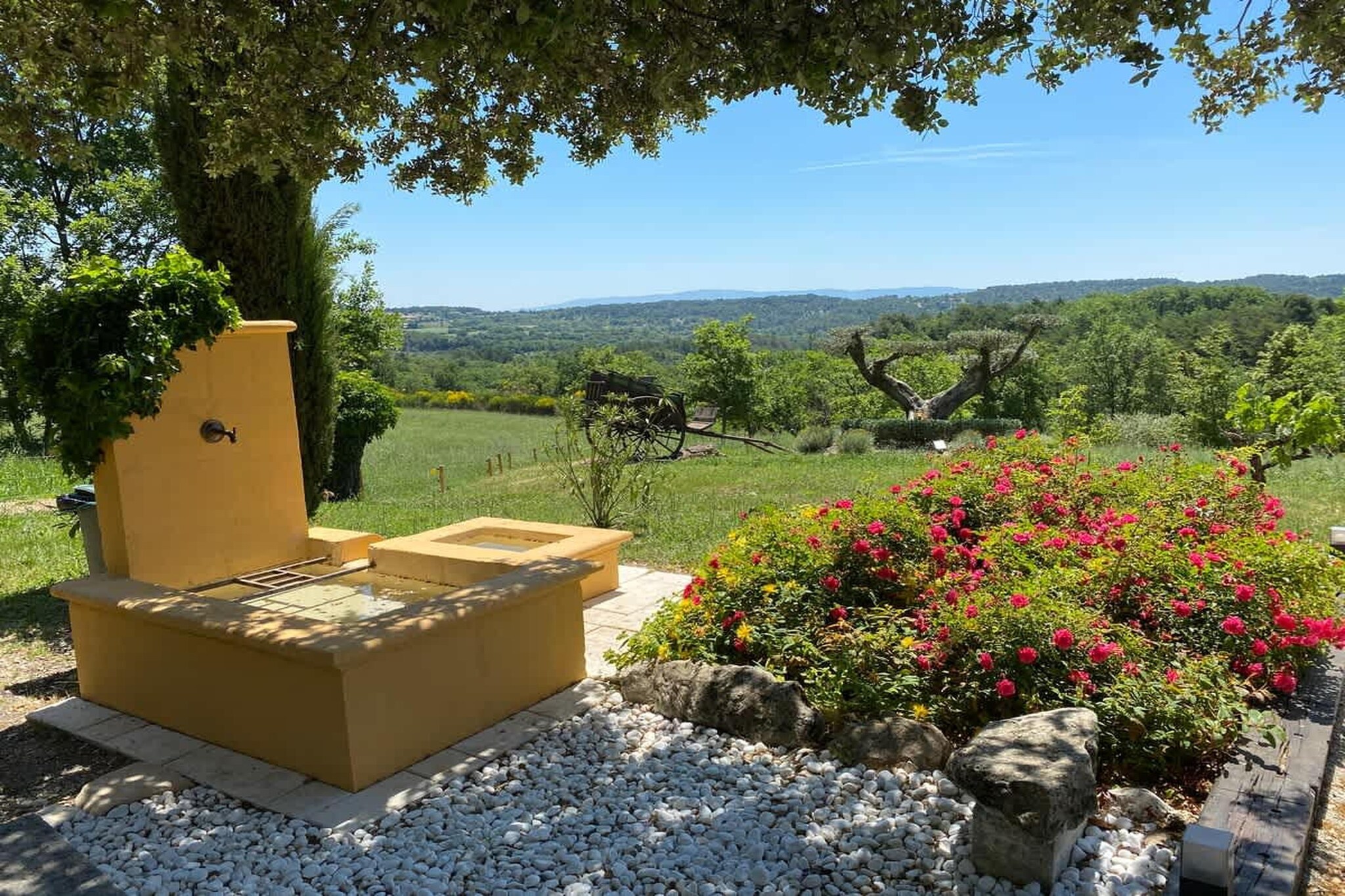 Villa provencale à Murs coeur du Luberon-Tuinen zomer