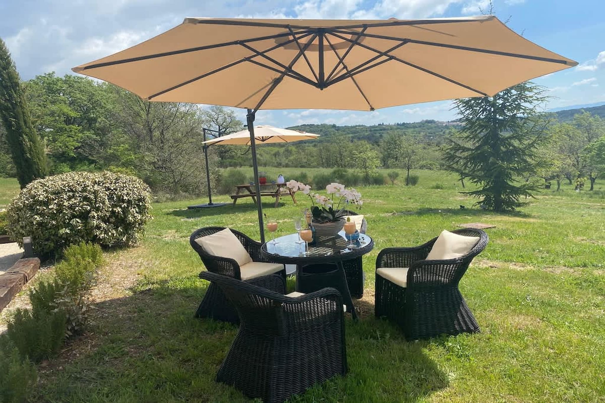 Villa provencale à Murs coeur du Luberon-Terrasbalkon