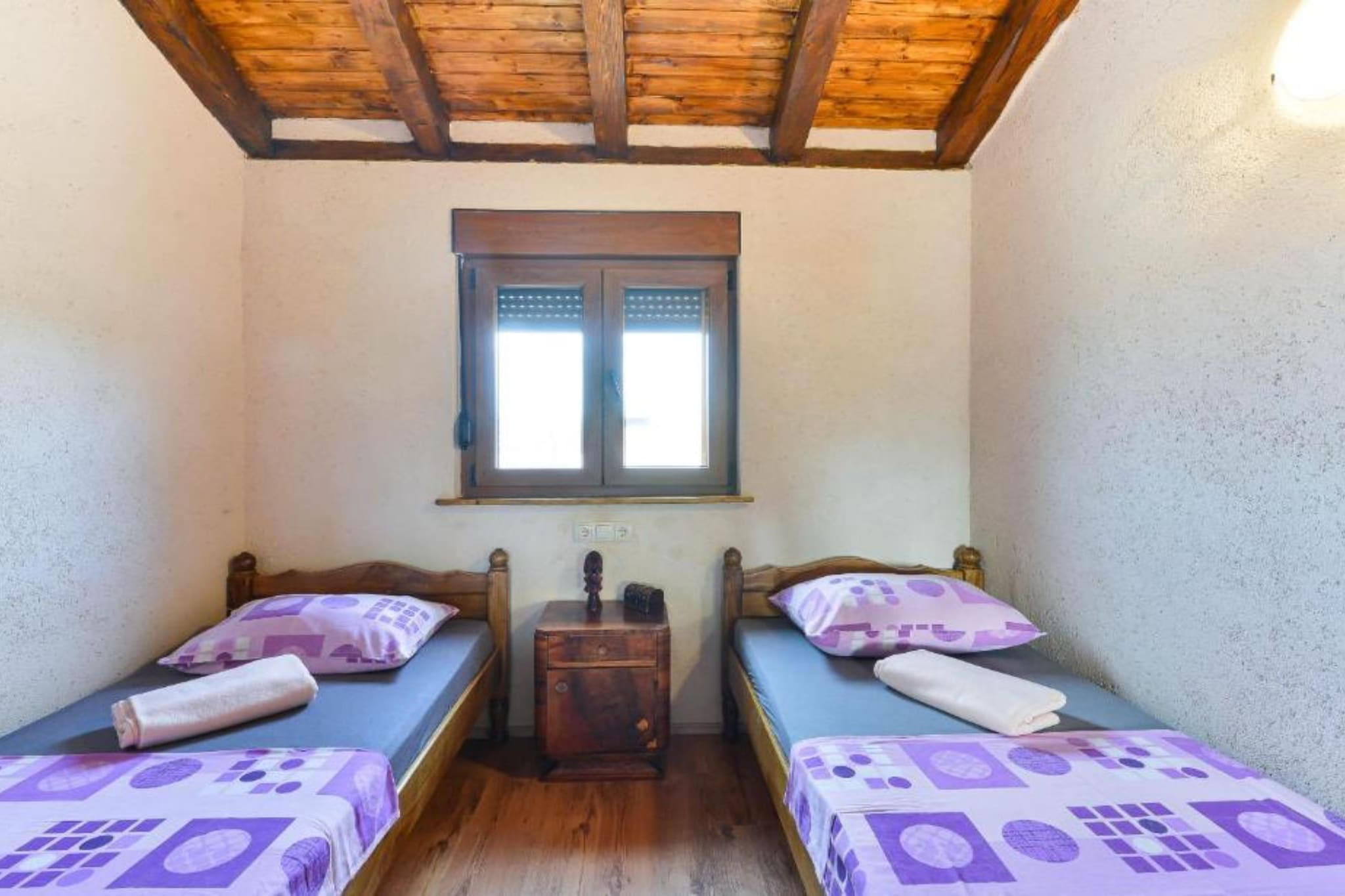 Holiday House Šimun - Three bedroom Holiday house with pool-Bedroom