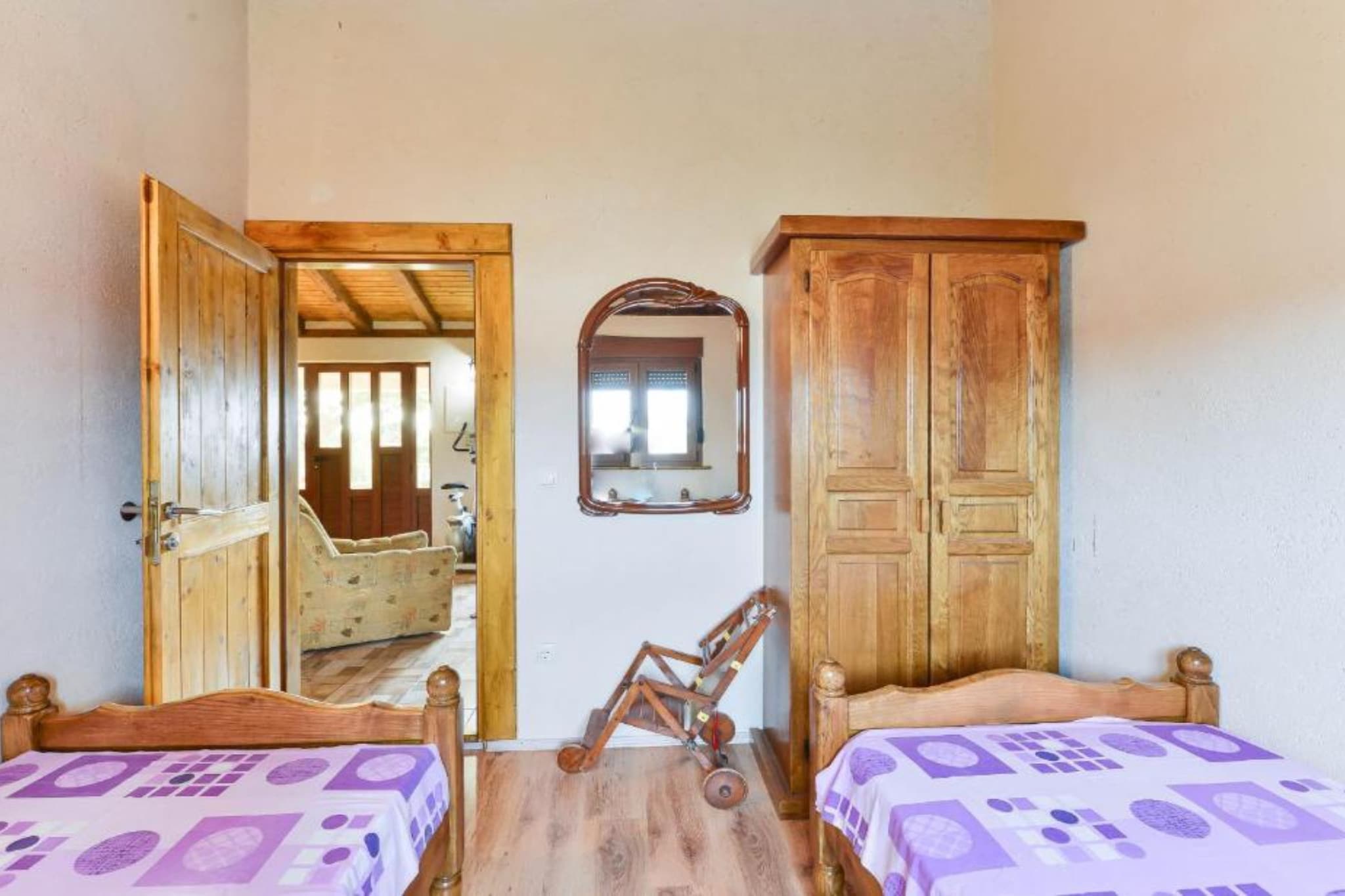 Holiday House Šimun - Three bedroom Holiday house with pool-Bedroom