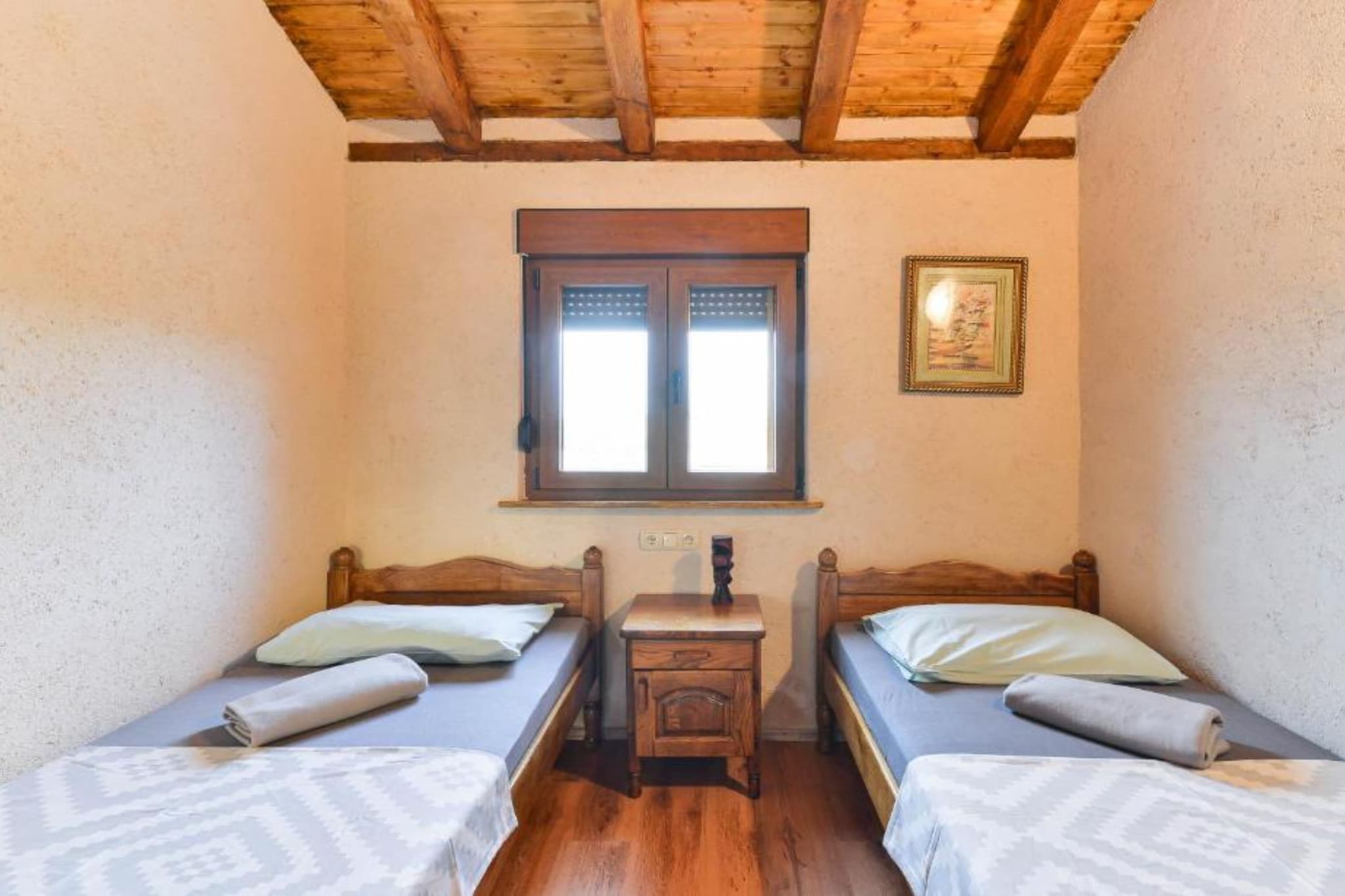 Holiday House Šimun - Three bedroom Holiday house with pool-Bedroom