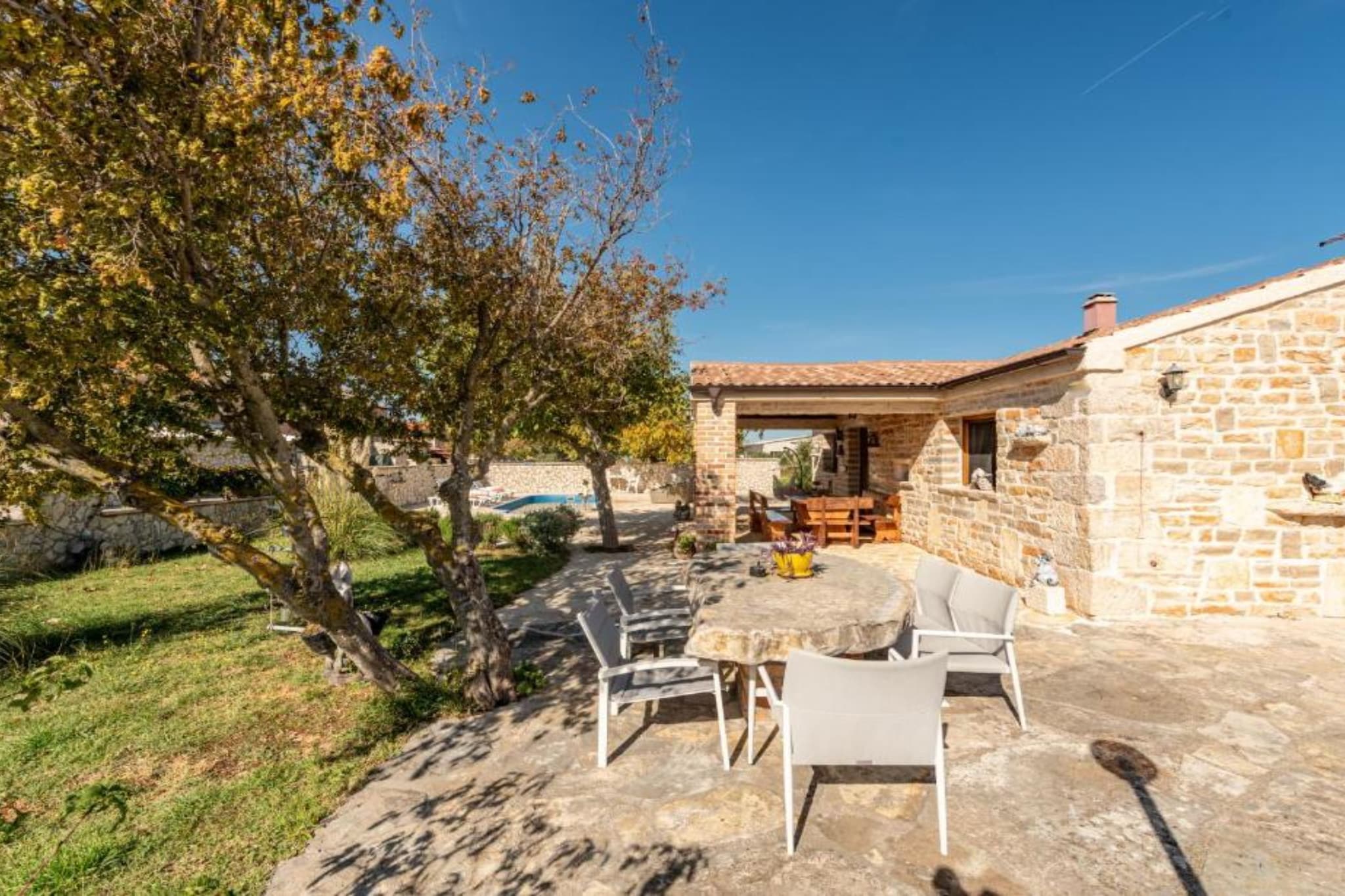 Holiday House Šimun - Three bedroom Holiday house with pool-Outdoor