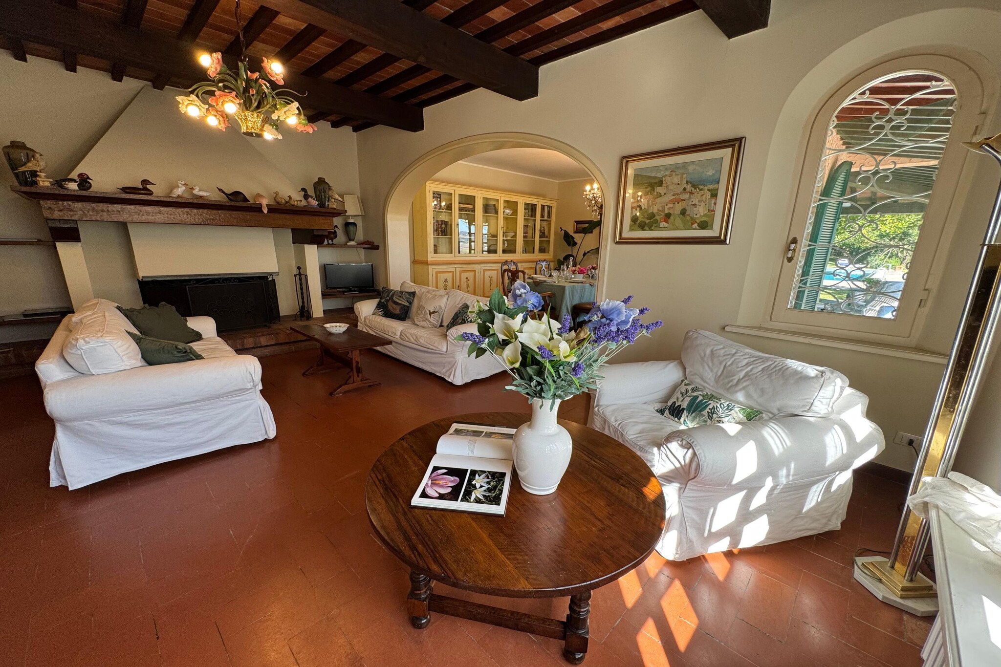 Casa Mia Fucecchio-Woonkamer