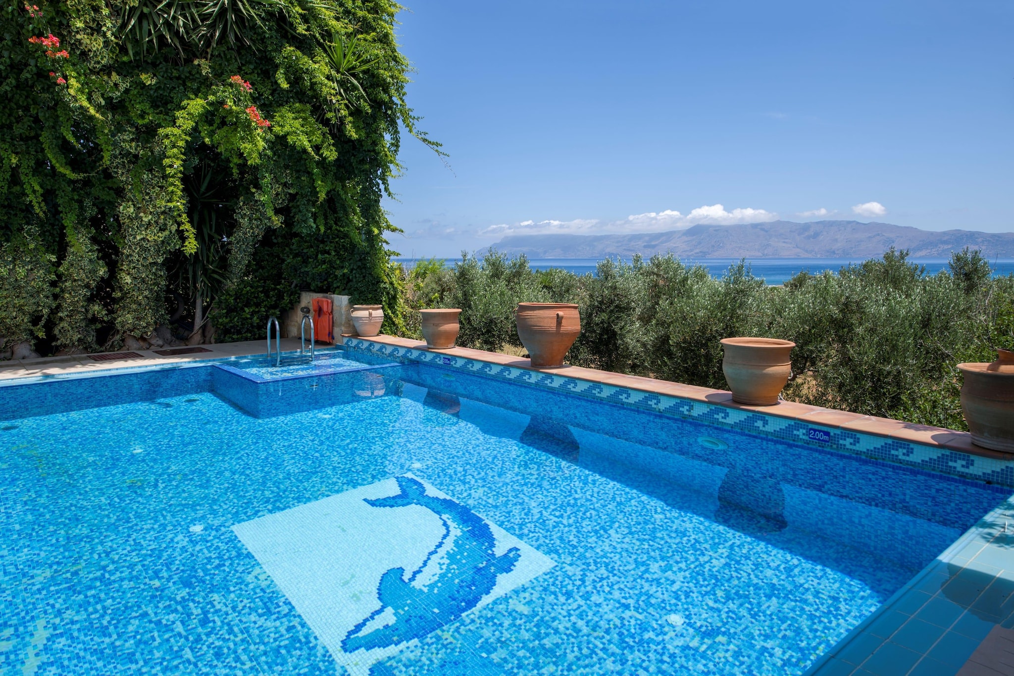 Imagine a place where lemon trees, bougainvillea and sea breeze meet stone walls, wooden ceilings, and extravagance - that’s the feel of Villa Arhontariki at Kissamos Luxury Villas. Nestled in the peaceful village of Kalyviani, this place invites a group of friends or a big family to share a blend of comfort, space and Crete’s timeless charm.
When you step inside, you’ll find a warm, inviting home carefully furnished with antiques, where every room flows into shared spaces that encourage togetherness. Villa Arhontariki spans three levels, and comfortably accommodates up to 8 guests in four bedrooms, each with its own bathroom, ensuring privacy and easy mornings for all. On the ground floor, there’s a fully equipped kitchen, a spacious living room with a fireplace and a large wooden dining table - ideal for group meals and relaxed evenings, a cozy game room and a fitness corner next to the garden and pool area. Outside, a heated swimming pool and a well-tended garden with shaded seating areas invite you for slow mornings, poolside lunches or sunset drinks under the Cretan sky. Additional amenities include WiFi, Barbecue, sun loungers and on-site parking.
From here, you’re just a short drive from Kissamos town and its port. Local tavernas, small markets and beautiful beaches are close by - perfect for spontaneous trips to the sea or seaside dinners after a day of exploring.
Villa Arhontariki is more than a place to stay; it’s a warm, spacious home where you can cook together, share laughs, swim under the stars, and explore Crete’s western coast with ease.