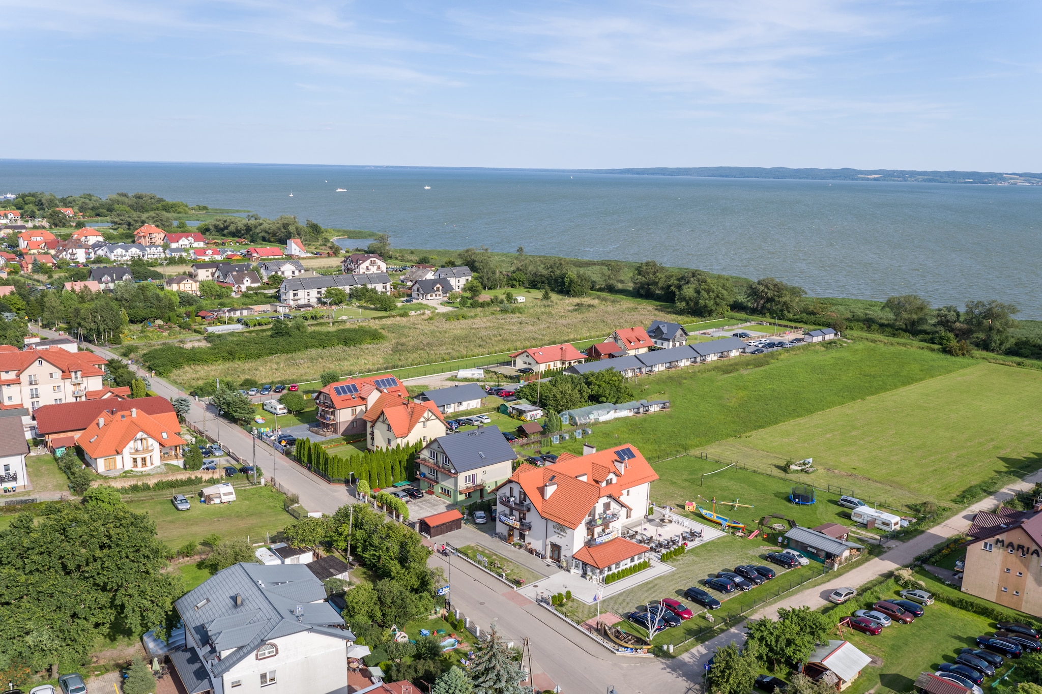 Apartamenty wakacyjne w Krynicy Morskiej z widokiem na miasto NR 9-Gebiete Sommer 1 km