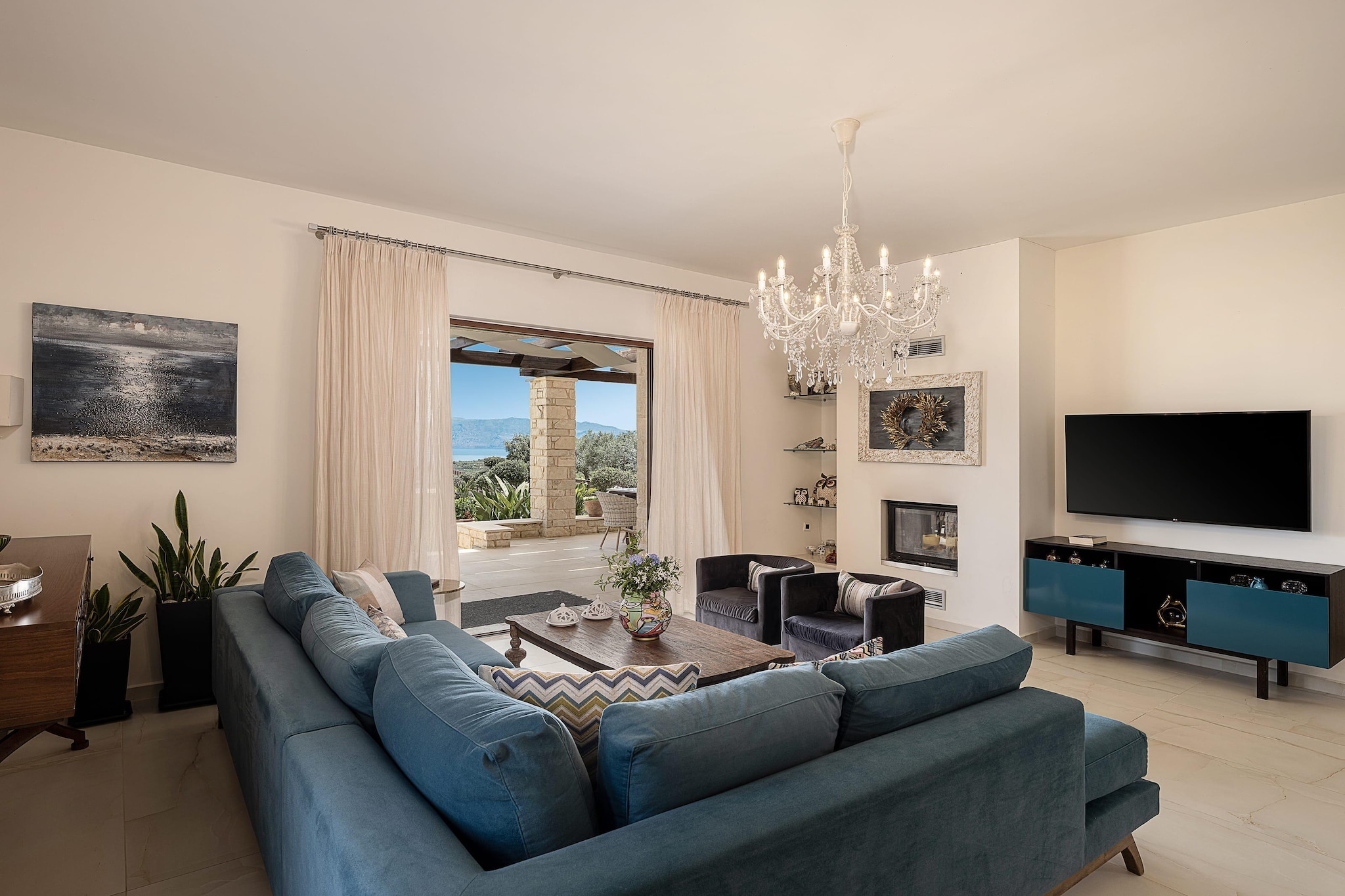 Seaview Luxury Villa In Chania