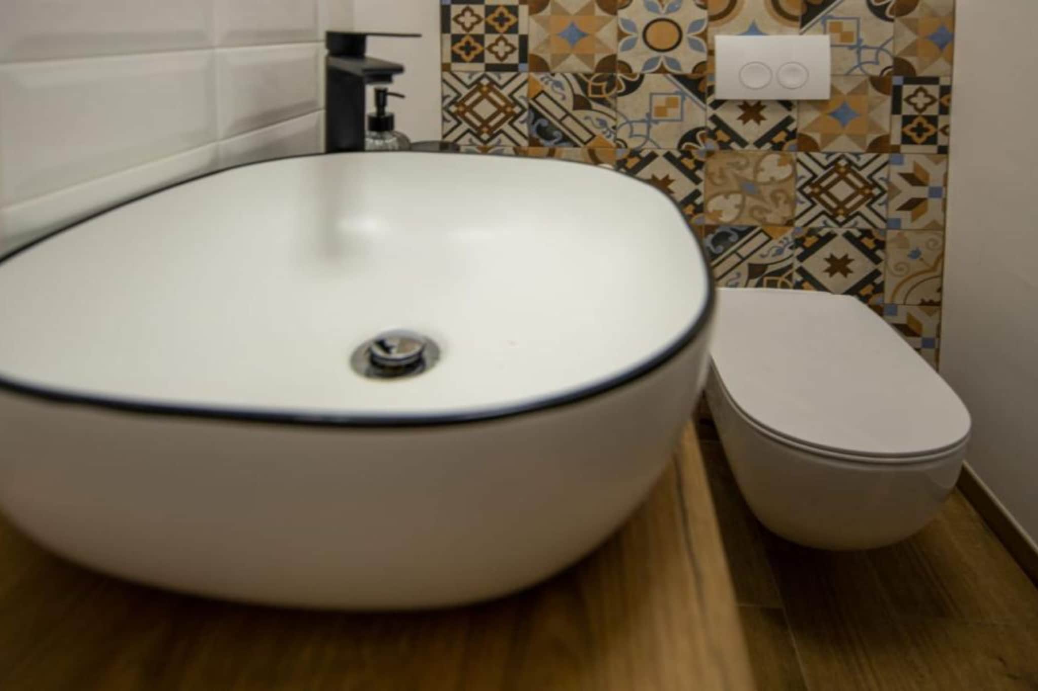 Lux Vintage House Bella Vita Biograd na Moru with Pool - Badkamer