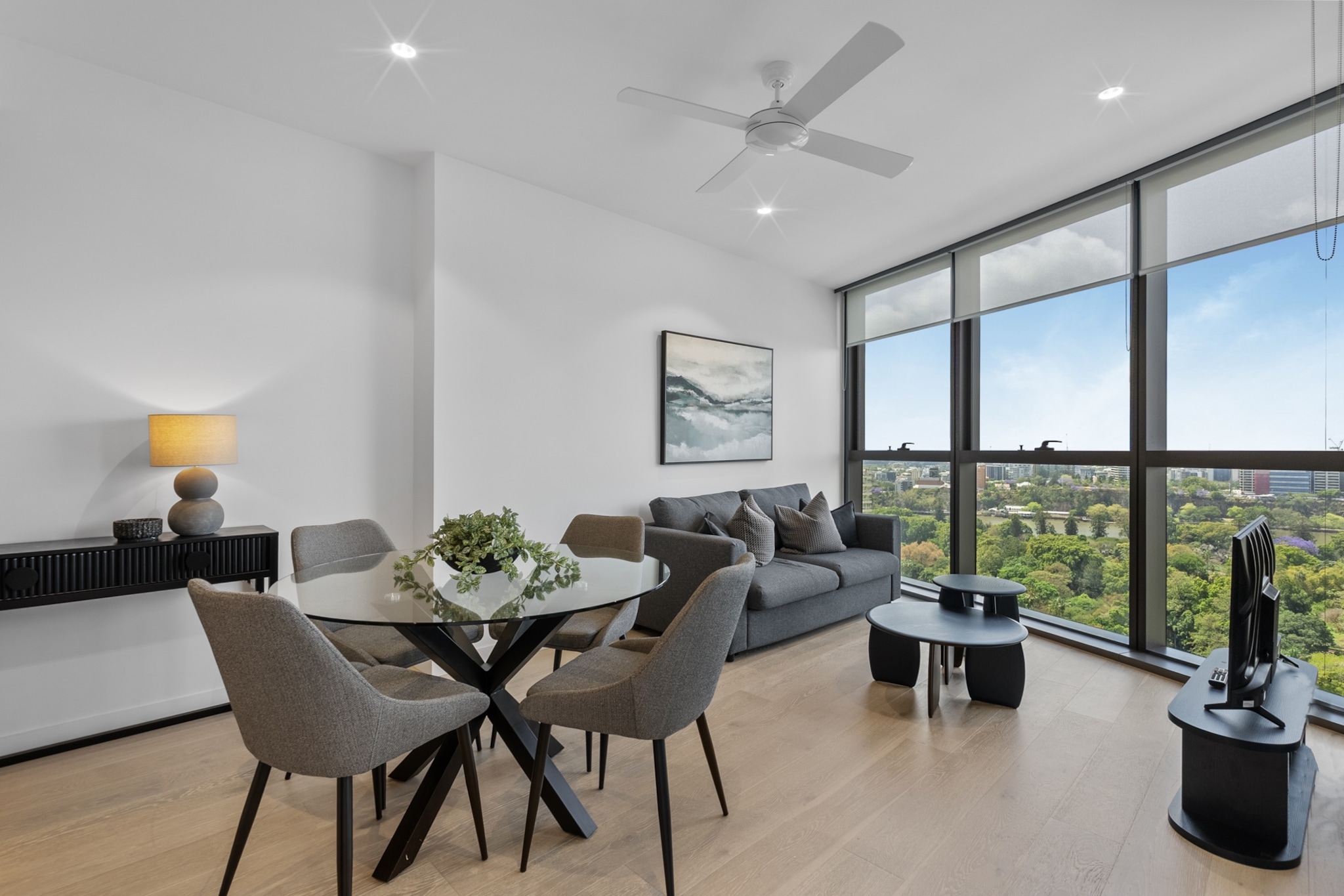 Modern City Escape with Pool Access and Views