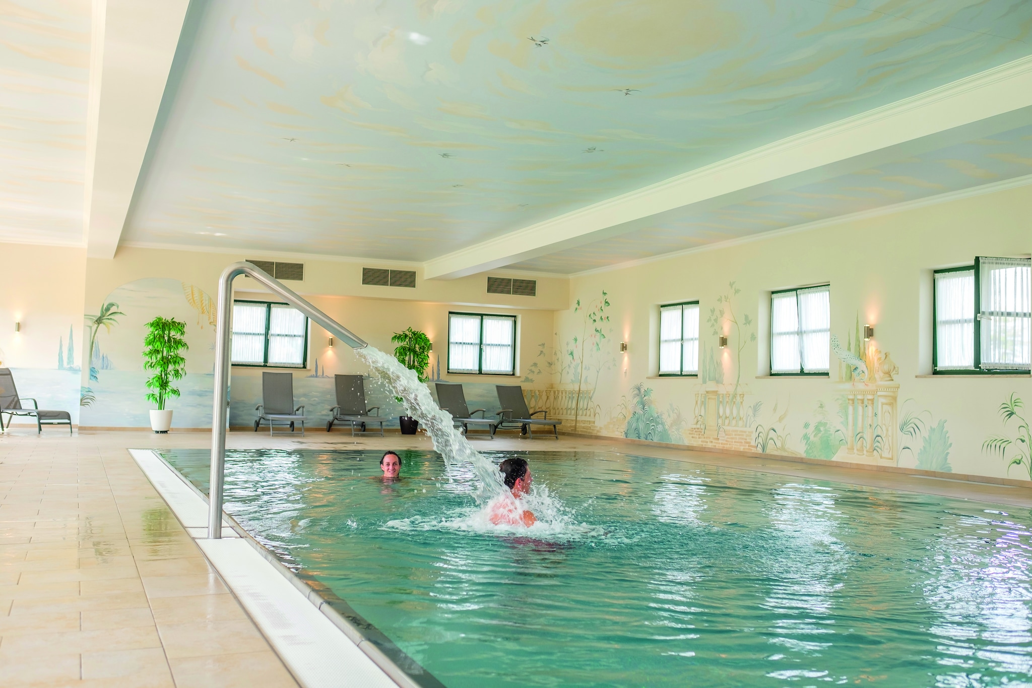 Chalet mit Sauna-Schwimmbad