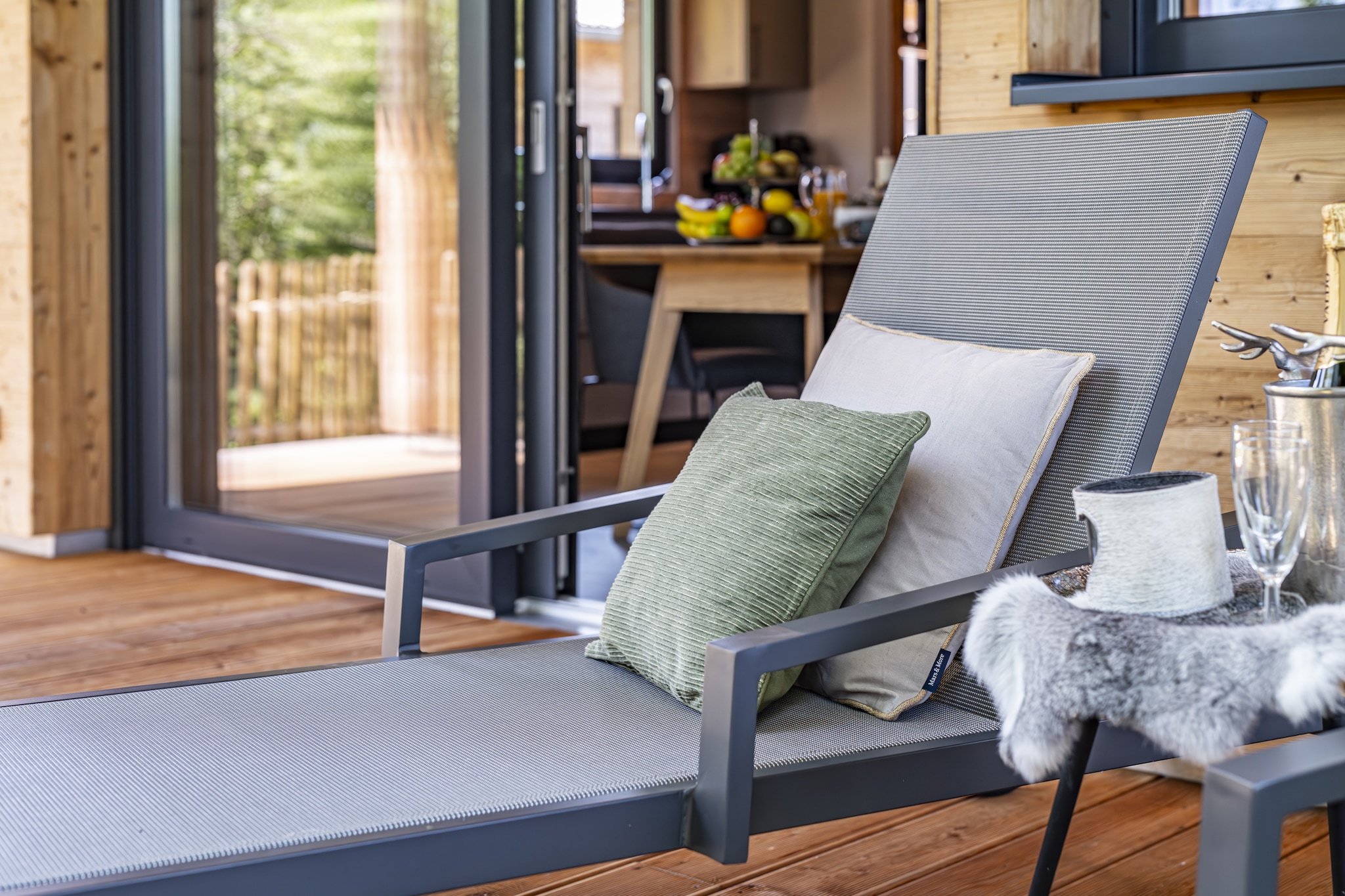 Chalet Bungalow-Terrasse/Balkon