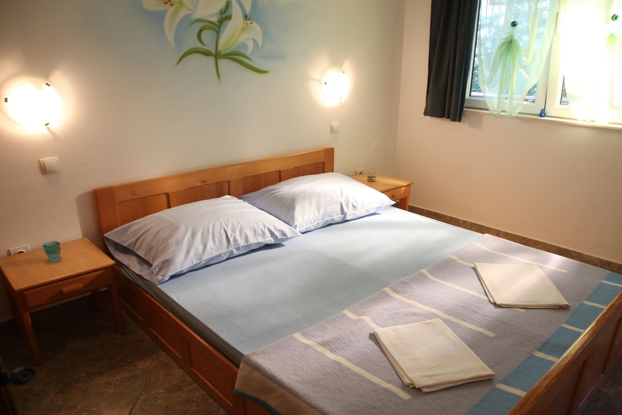 Apartments Gabi - Two Bedroom Apartments with Balcony with Garden View (A2) - Slaapkamer
