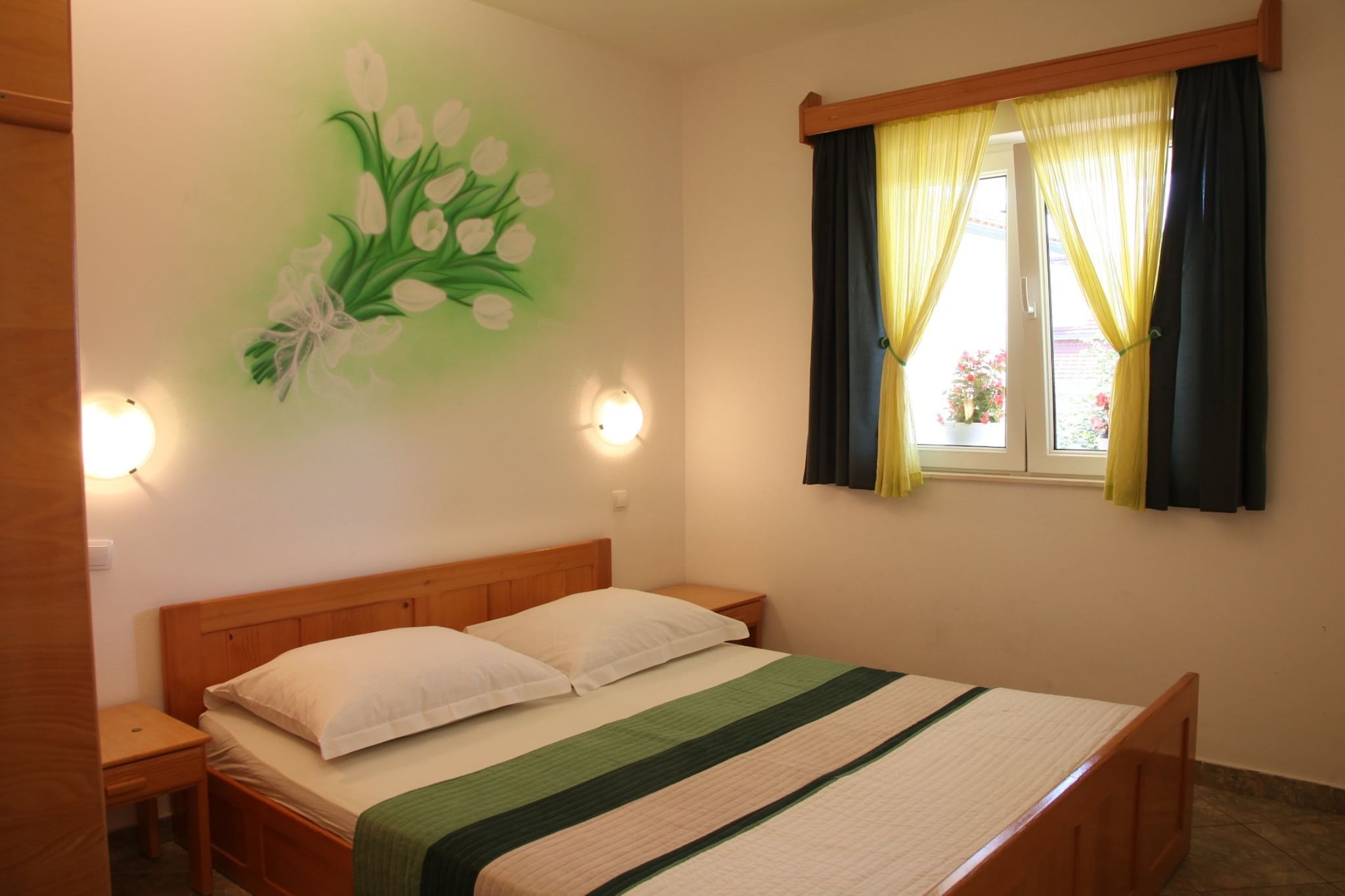 Apartments Gabi - Two Bedroom Apartment with Balcony and Sea View (A3) - Slaapkamer