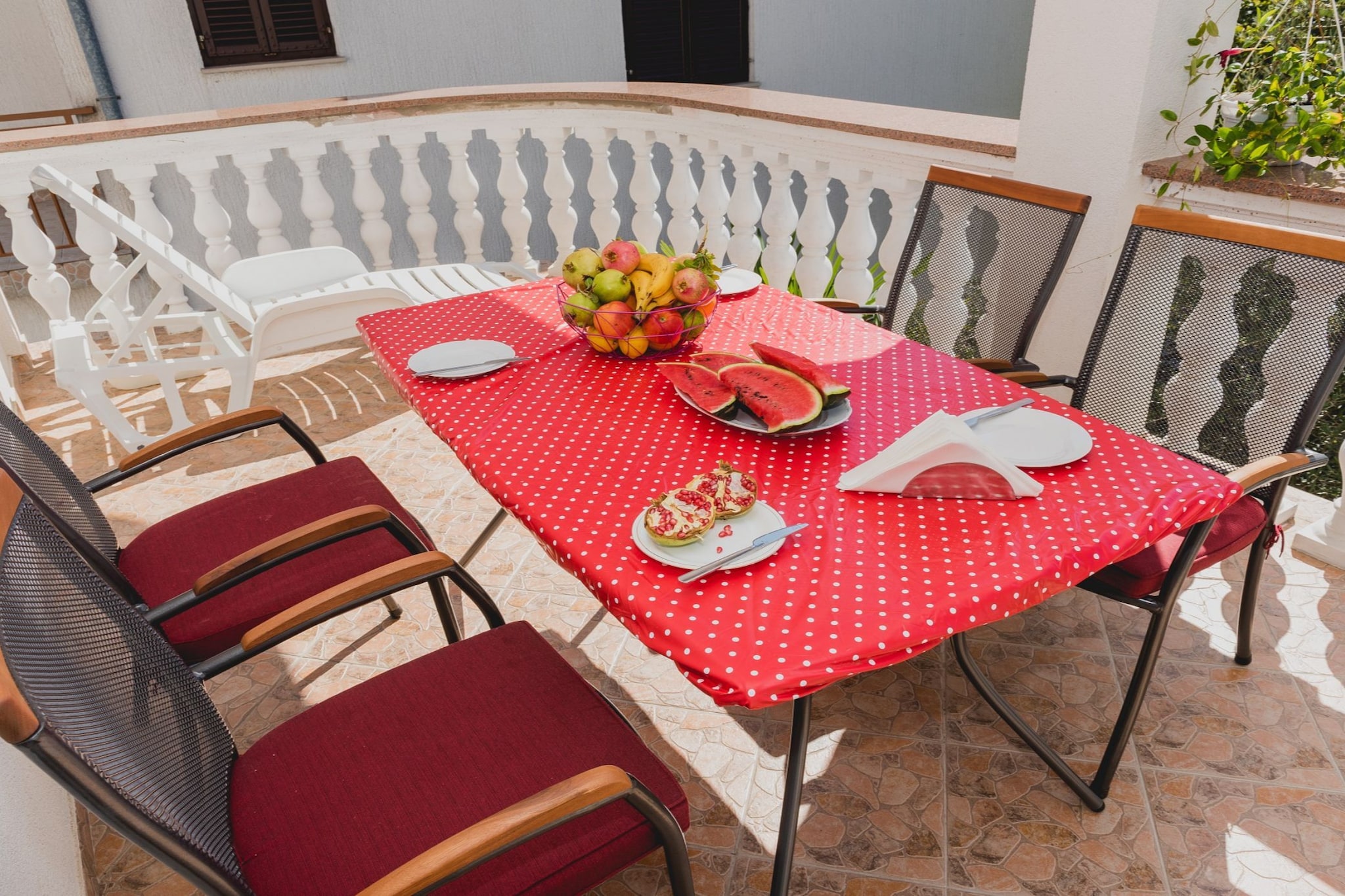 Apartments Gabi - Two Bedroom Apartment with Balcony and Sea View (A3) - Terrasbalkon