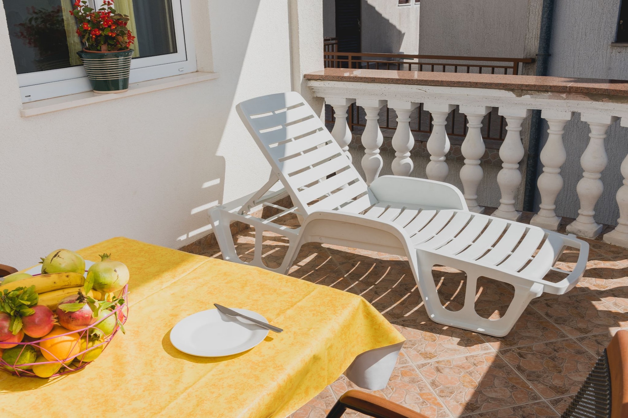 Apartments Gabi - Two Bedroom Apartment with Balcony and Sea View (A3) - Terrasbalkon