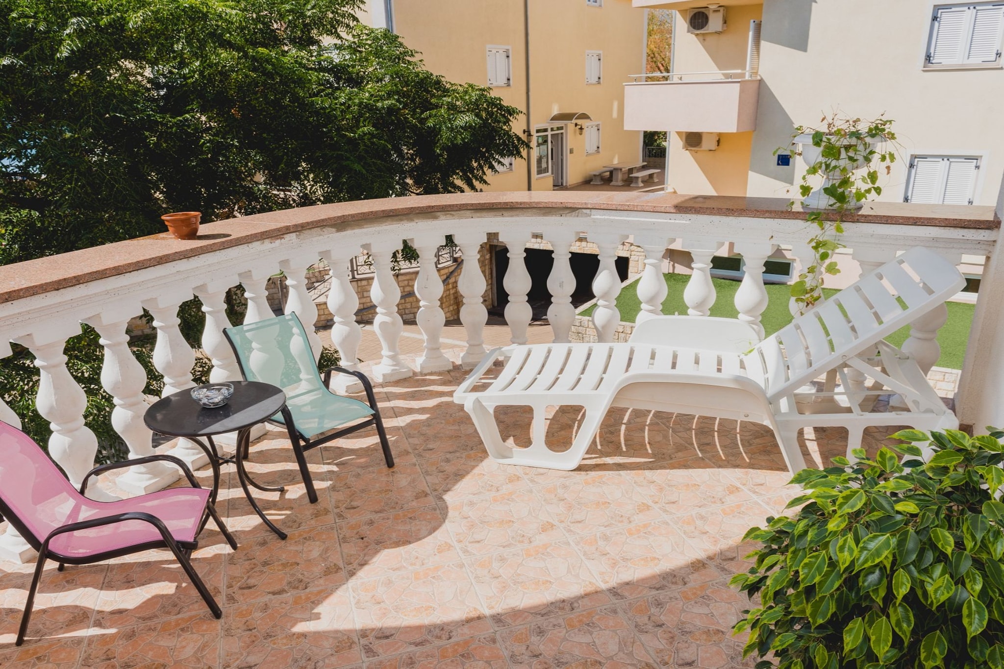 Apartments Gabi - One Bedroom Apartment  with balcony and sea view(A4) - Terrasbalkon