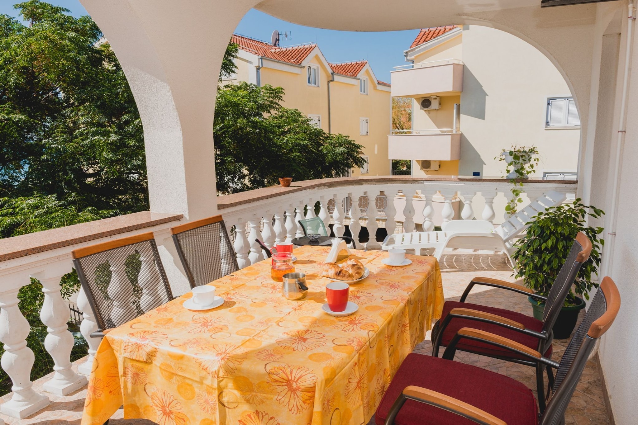 Apartments Gabi - One Bedroom Apartment  with balcony and sea view(A4) - Terrasbalkon