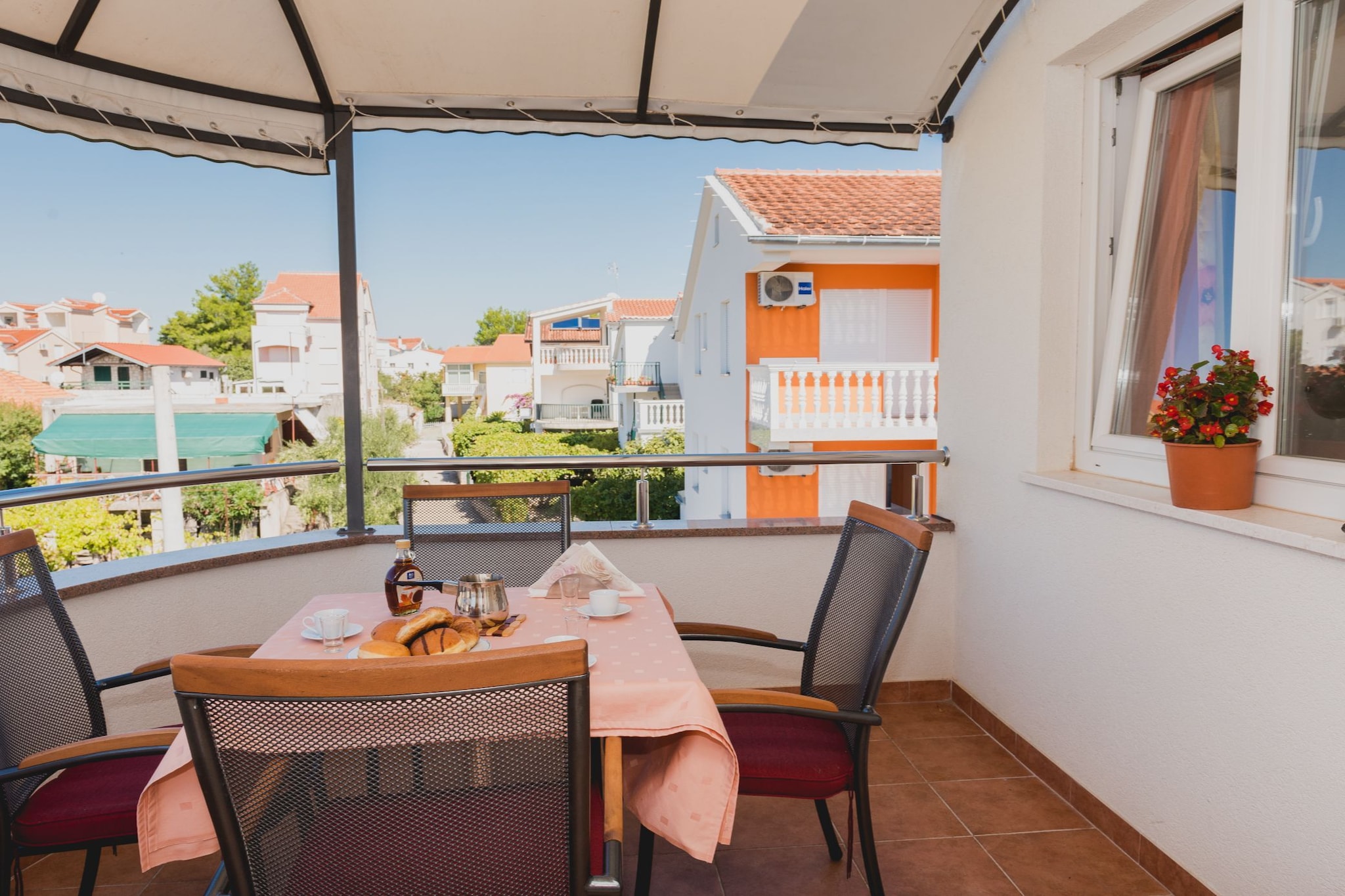 Apartments Gabi - One Bedroom apartment with Sea View (B1) - Terrasbalkon