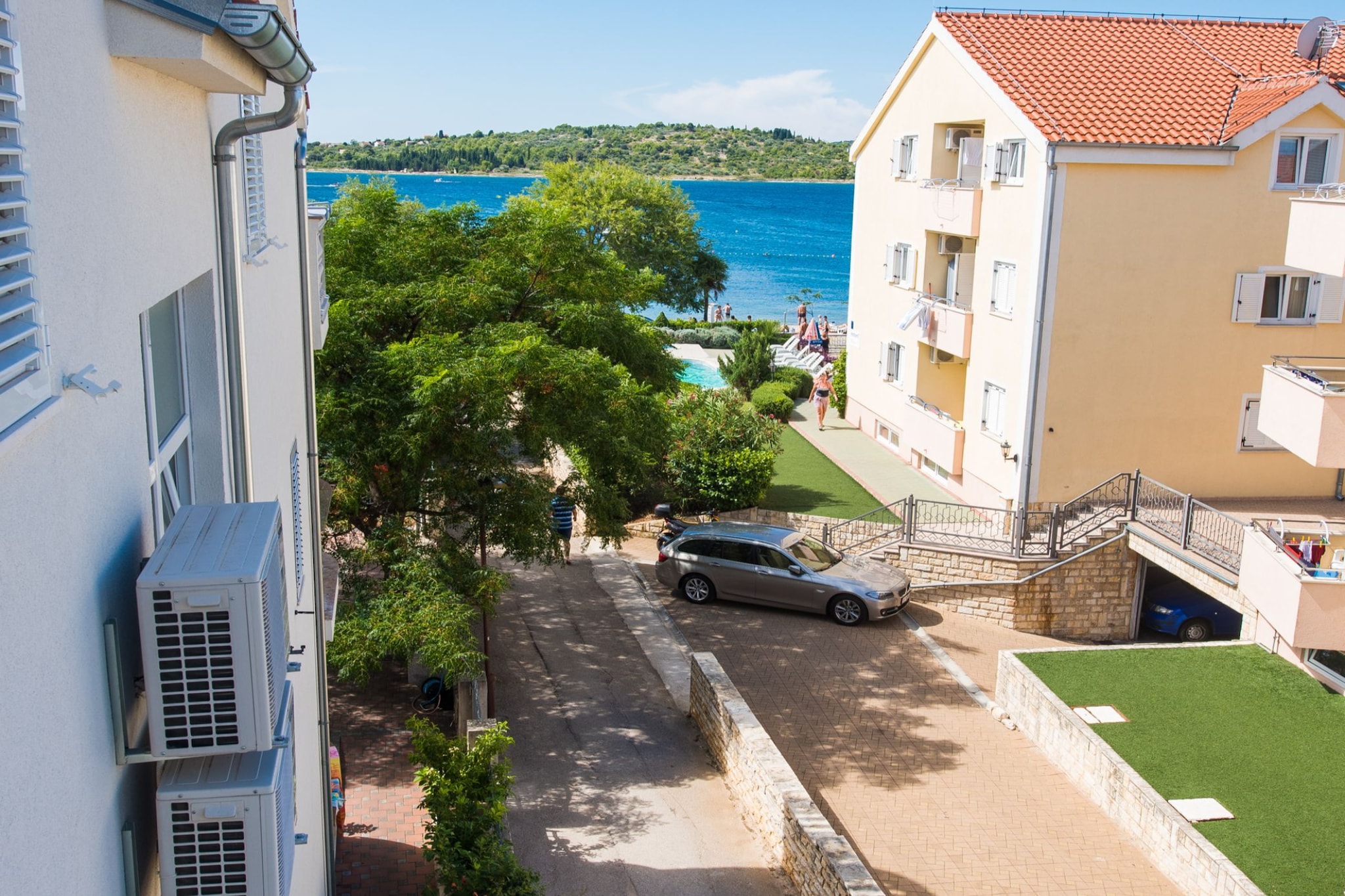 Apartments Gabi - Two Bedroom Apartments with Balcony with Garden View (B2) - Buitenlucht