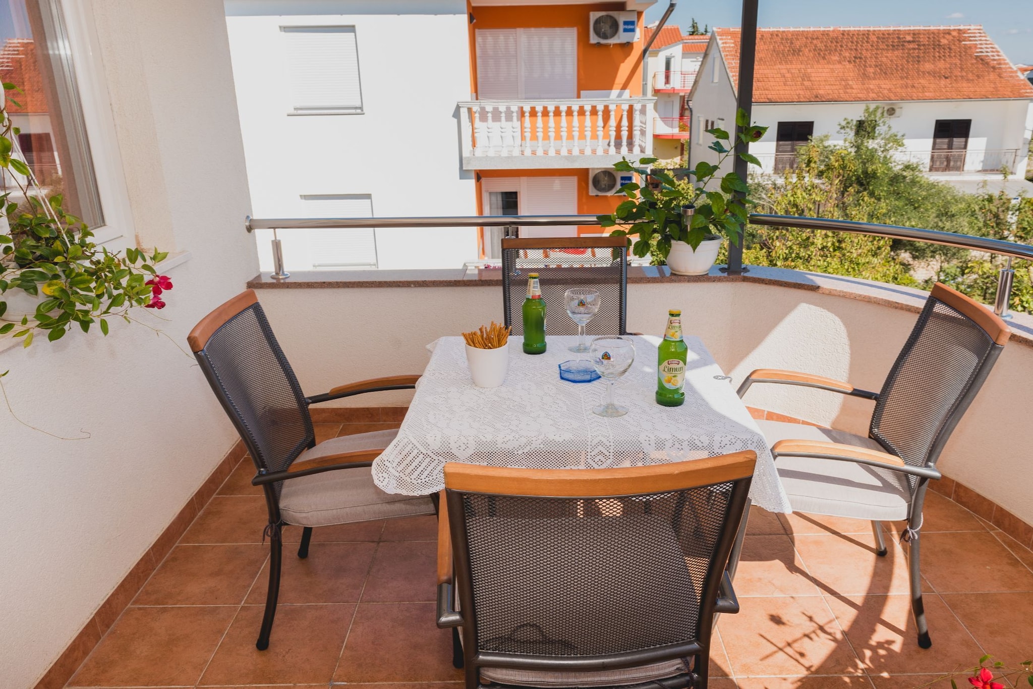 Apartments Gabi - Two Bedroom Apartments with Balcony with Garden View (B2) - Terrasbalkon