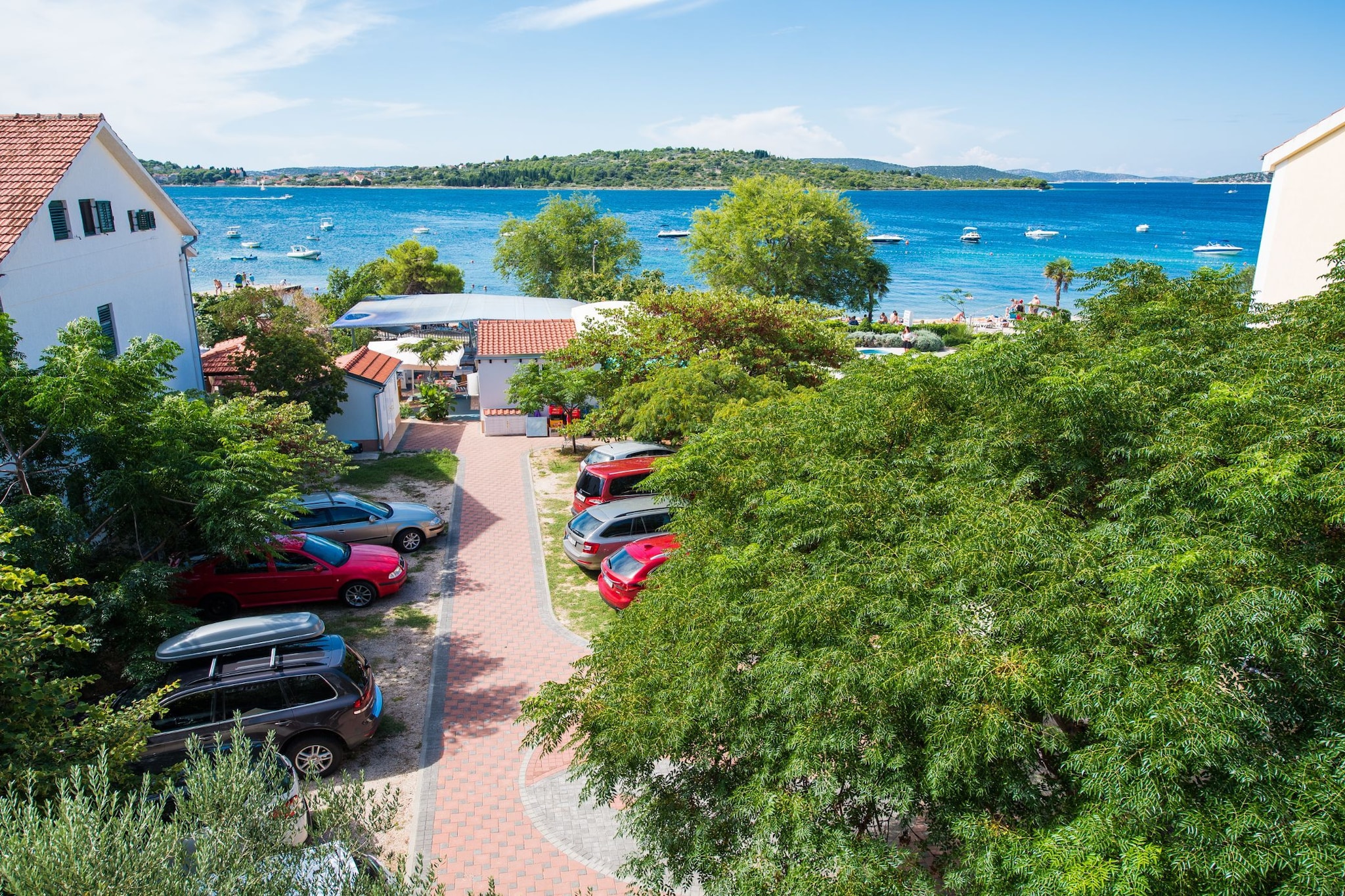Apartments Gabi - Two Bedroom Apartment with Balcony and Sea View (B3) - Buitenlucht