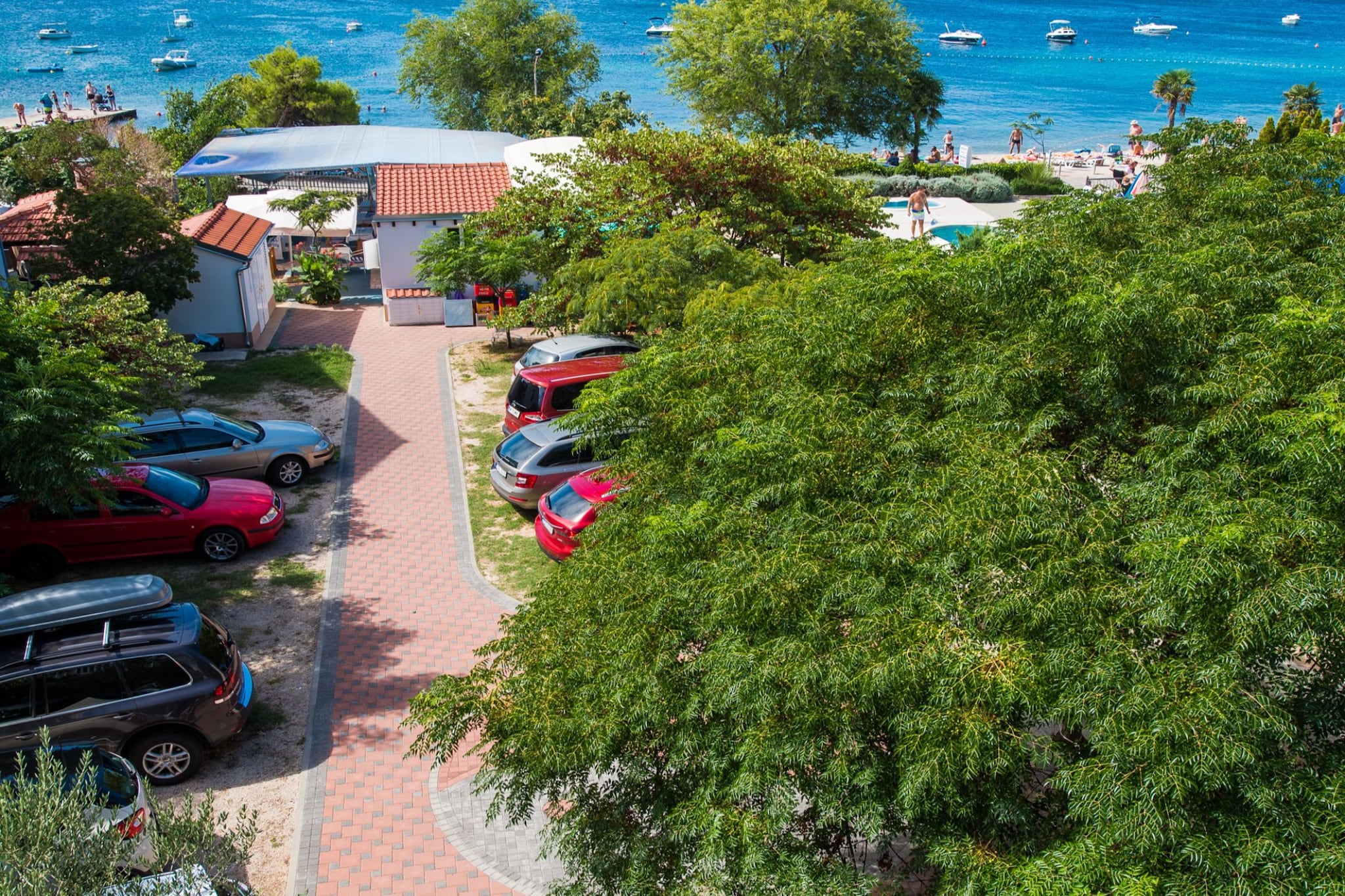 Apartments Gabi - Two Bedroom Apartment with Balcony and Sea View (B3) - Buitenlucht