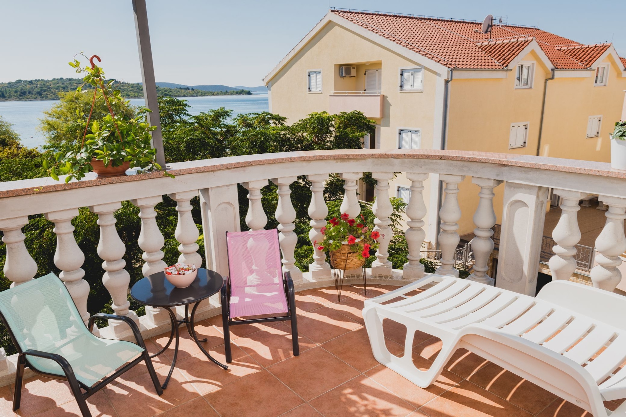 Apartments Gabi - Two Bedroom Apartment with balcony and sea view(B4) - Terrasbalkon