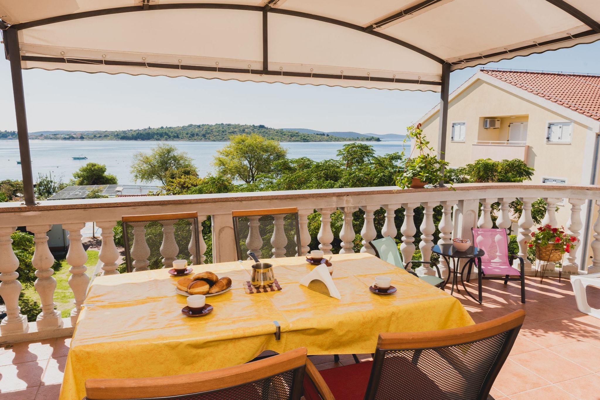 Apartments Gabi - Two Bedroom Apartment with balcony and sea view(B4) - Terrasbalkon