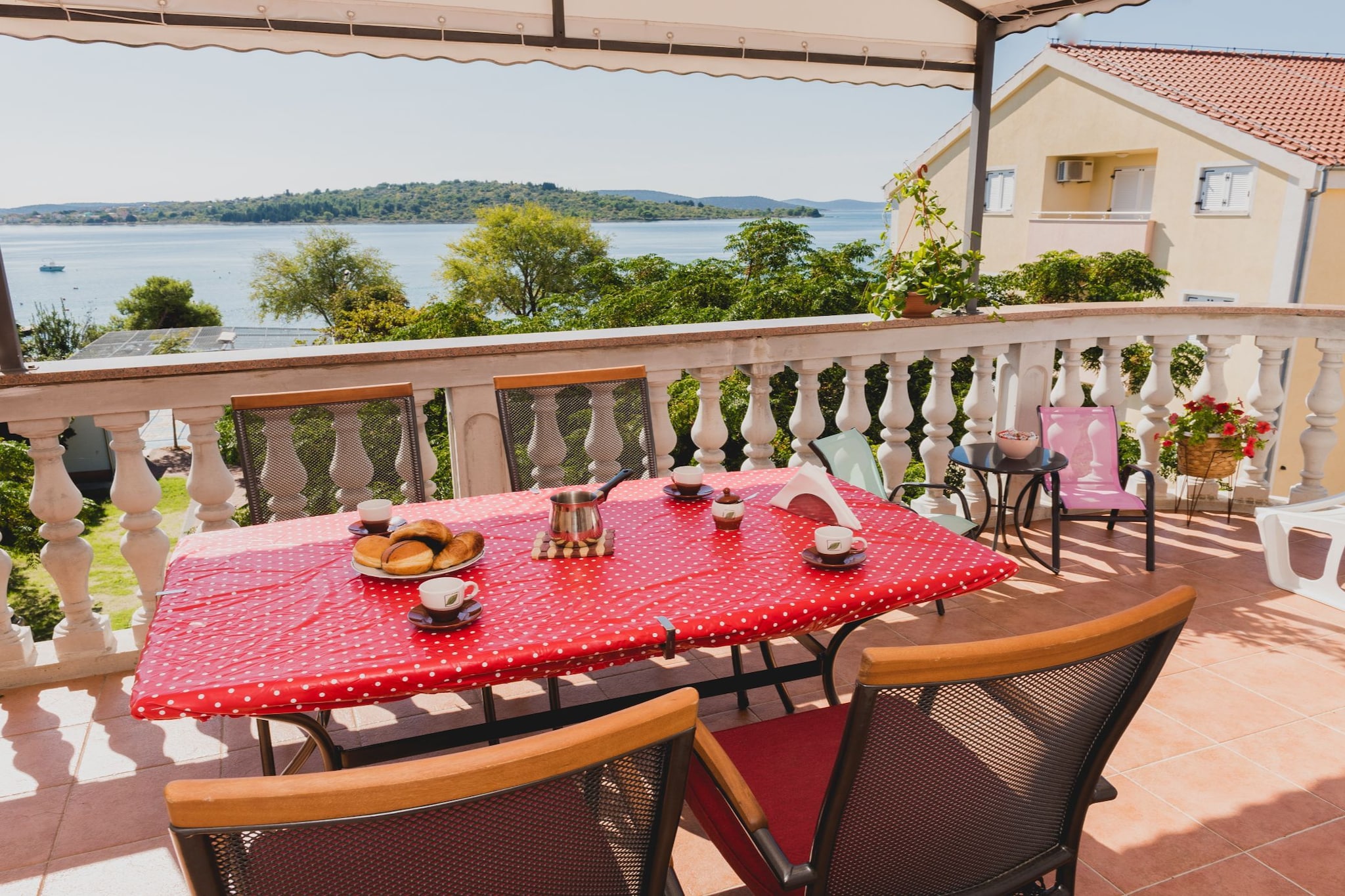Apartments Gabi - Two Bedroom Apartment with balcony and sea view(B4) - Terrasbalkon