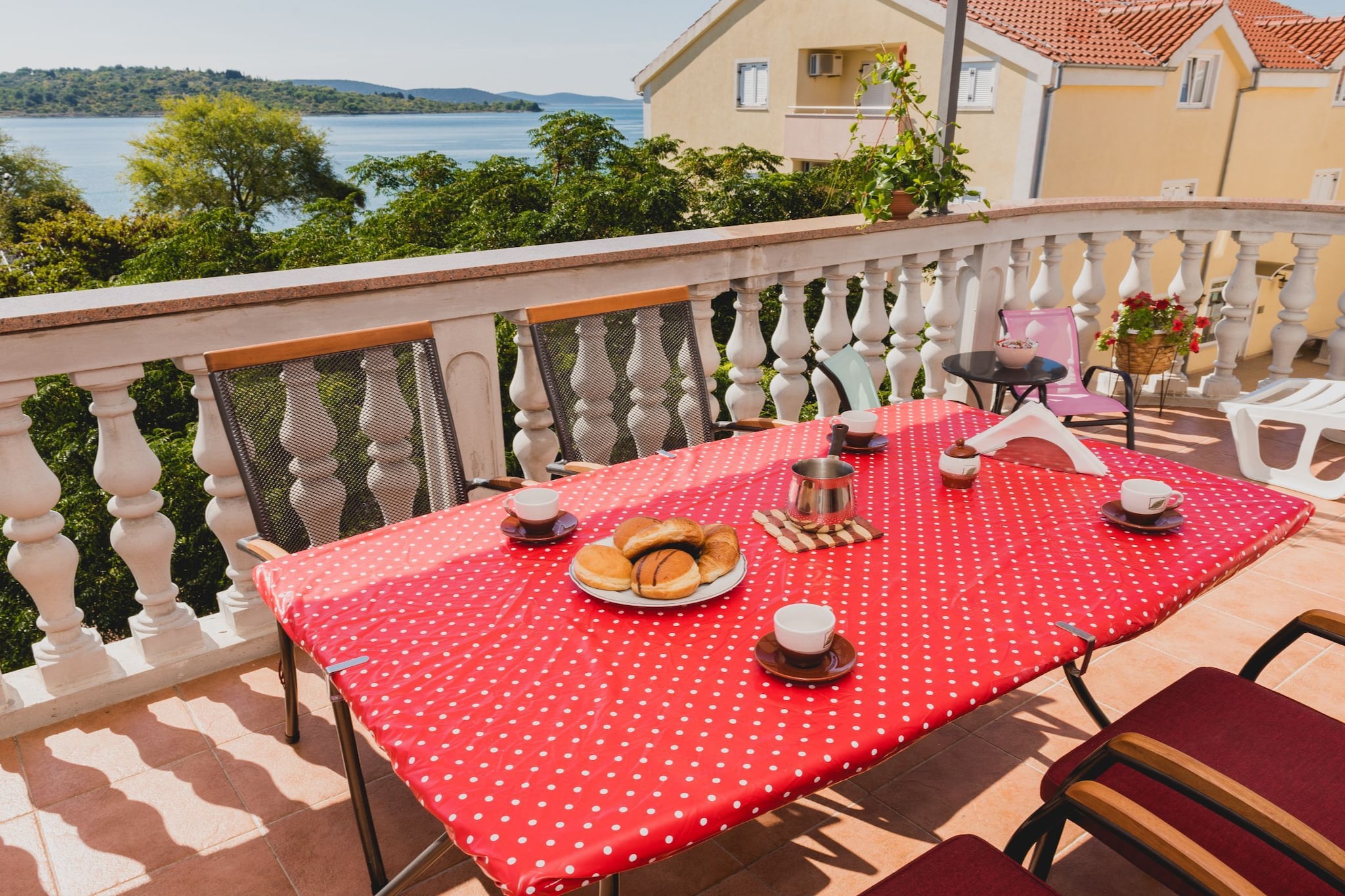 Apartments Gabi - Two Bedroom Apartment with balcony and sea view(B4) - Terrasbalkon