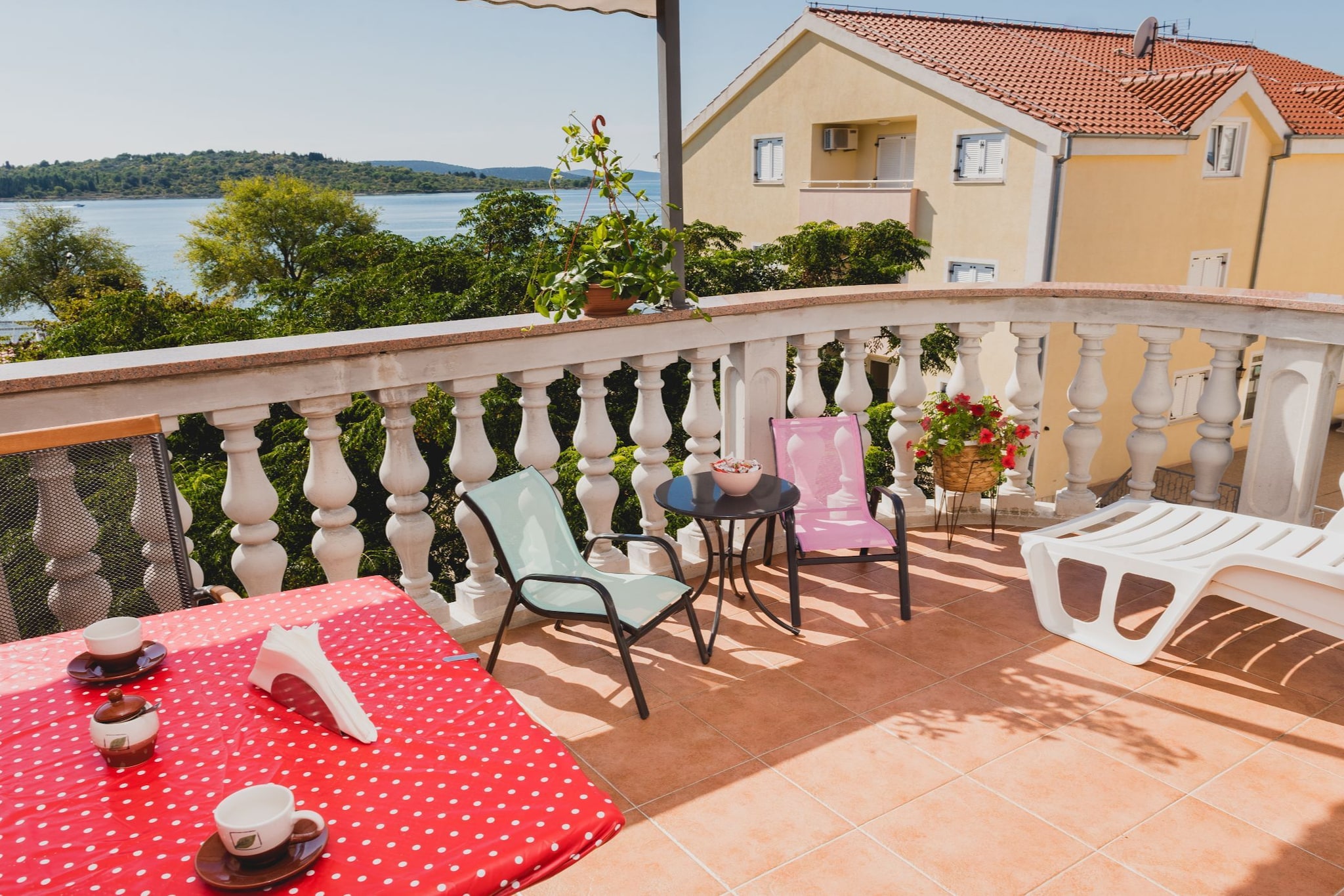 Apartments Gabi - Two Bedroom Apartment with balcony and sea view(B4) - Terrasbalkon