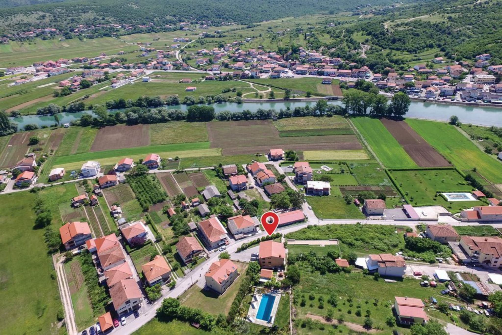 Sobe Melada - Twin Bedroom With Balcony and Mountain View (A3) - Buitenlucht